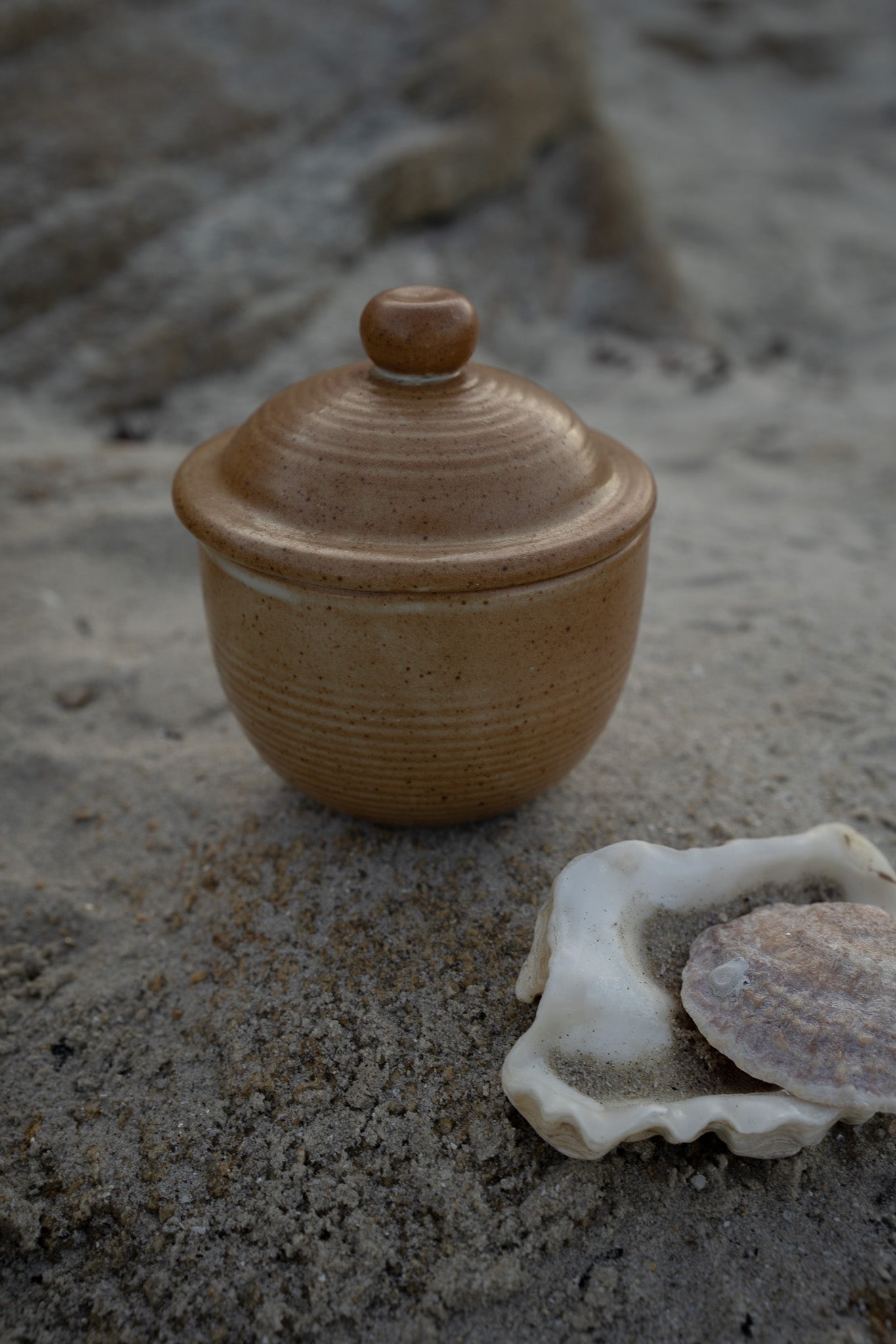 Stoneware suikerpot