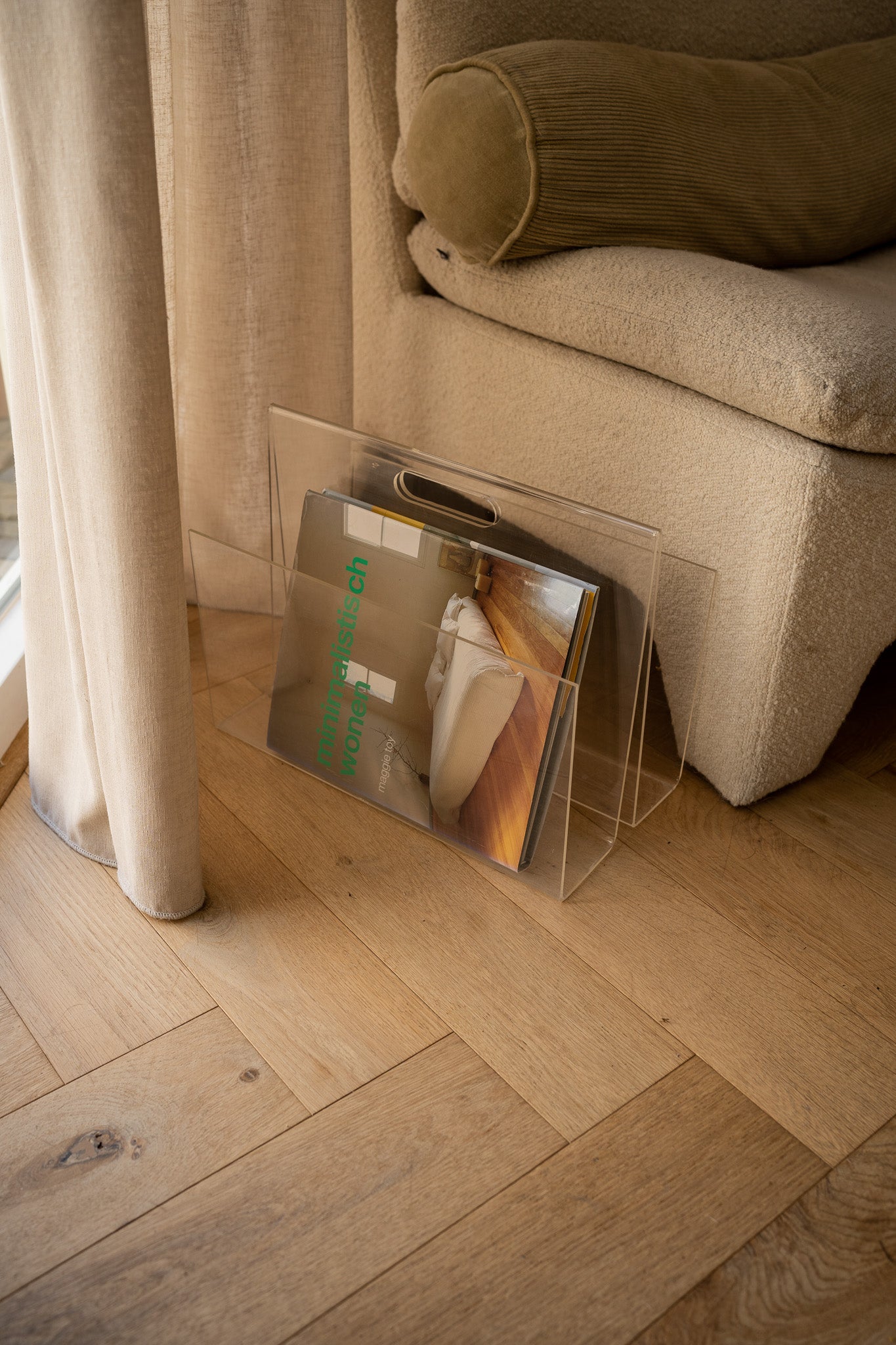 Tijdschrifthouder plexiglas
