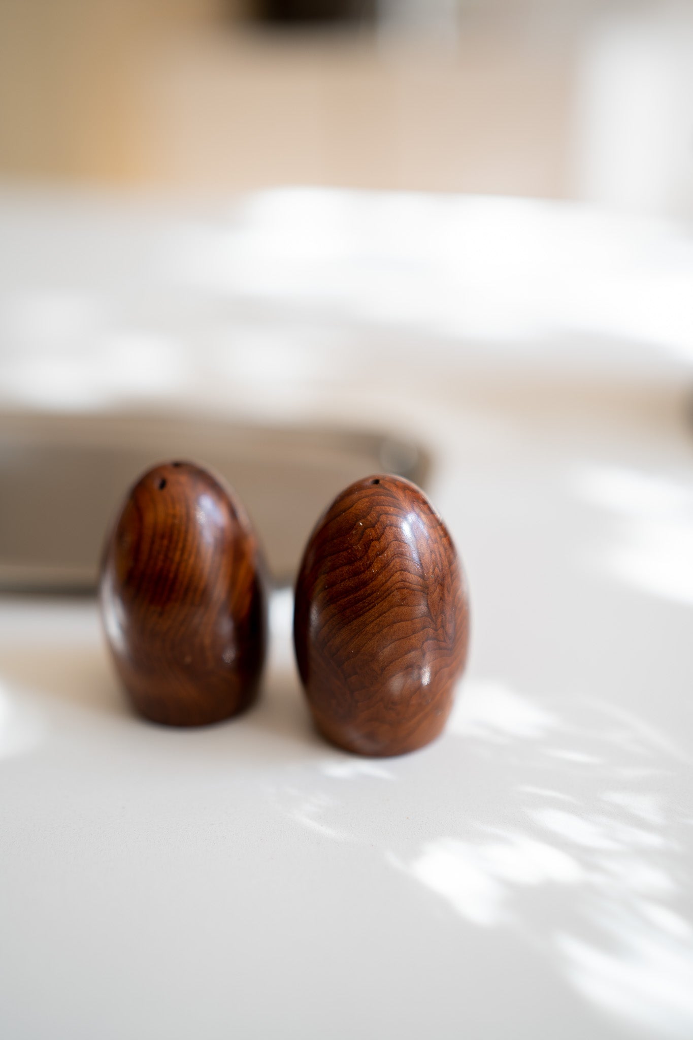 Houten peper & zoutstel