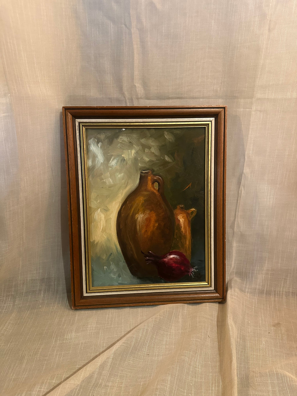 Schilderij met vazen