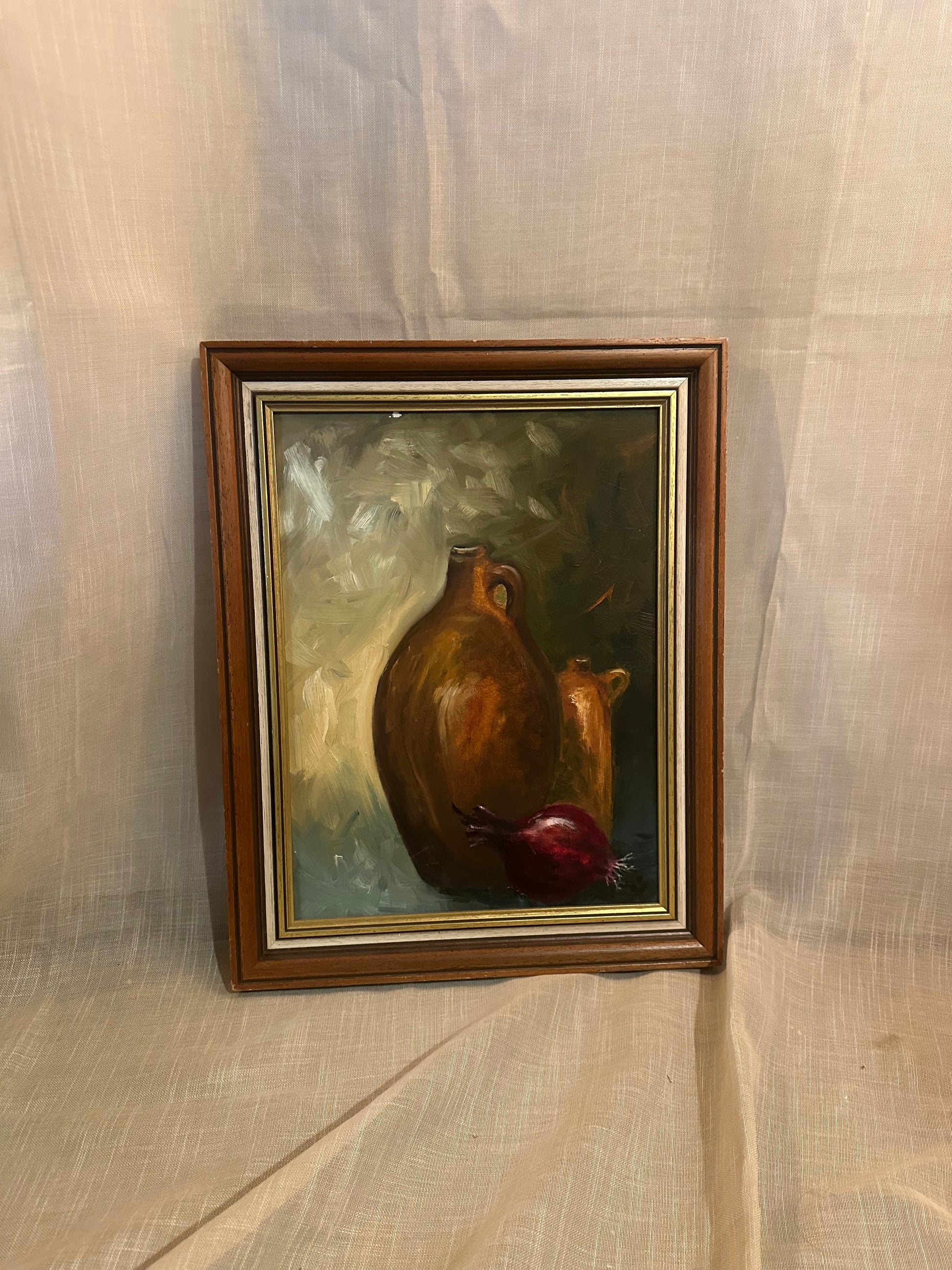 Schilderij met vazen