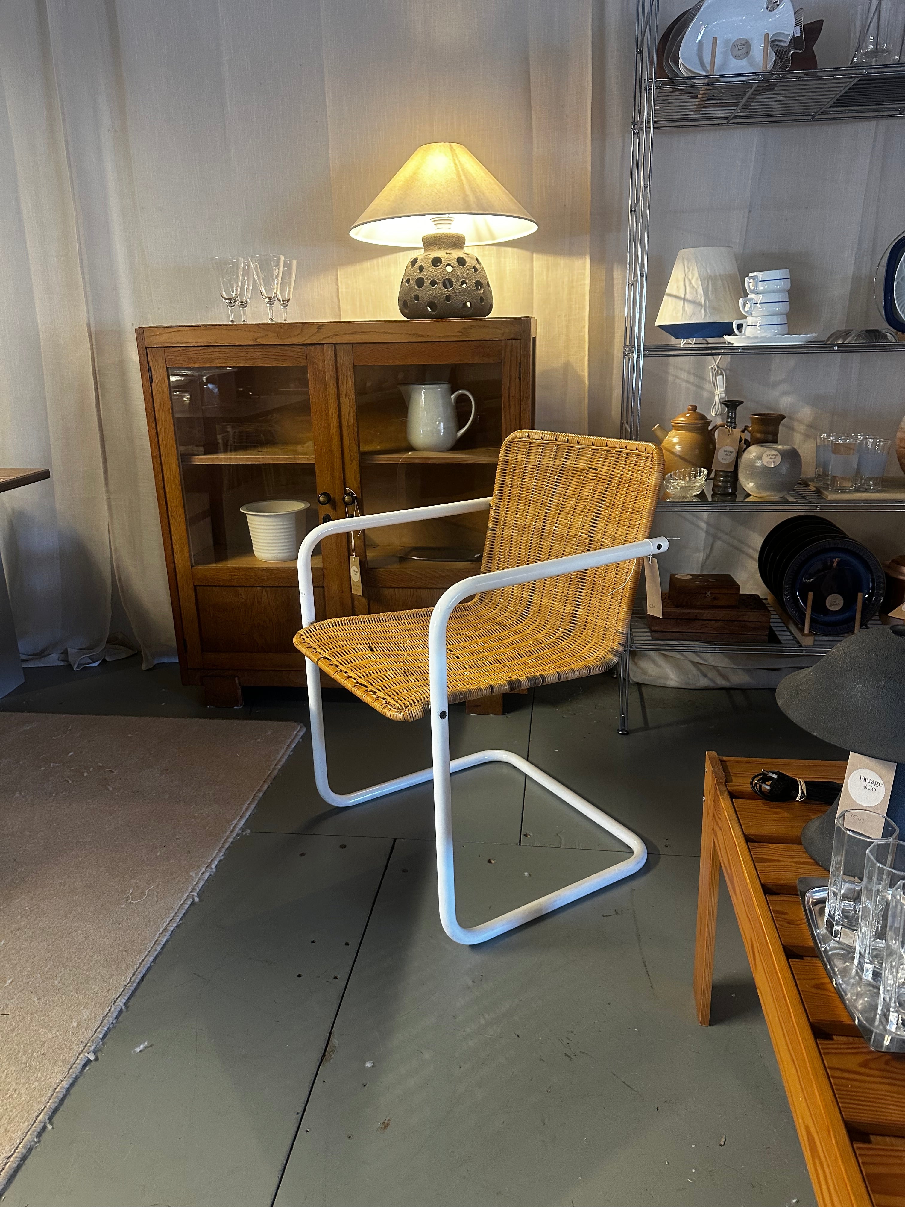 Vintage rotan stoel
