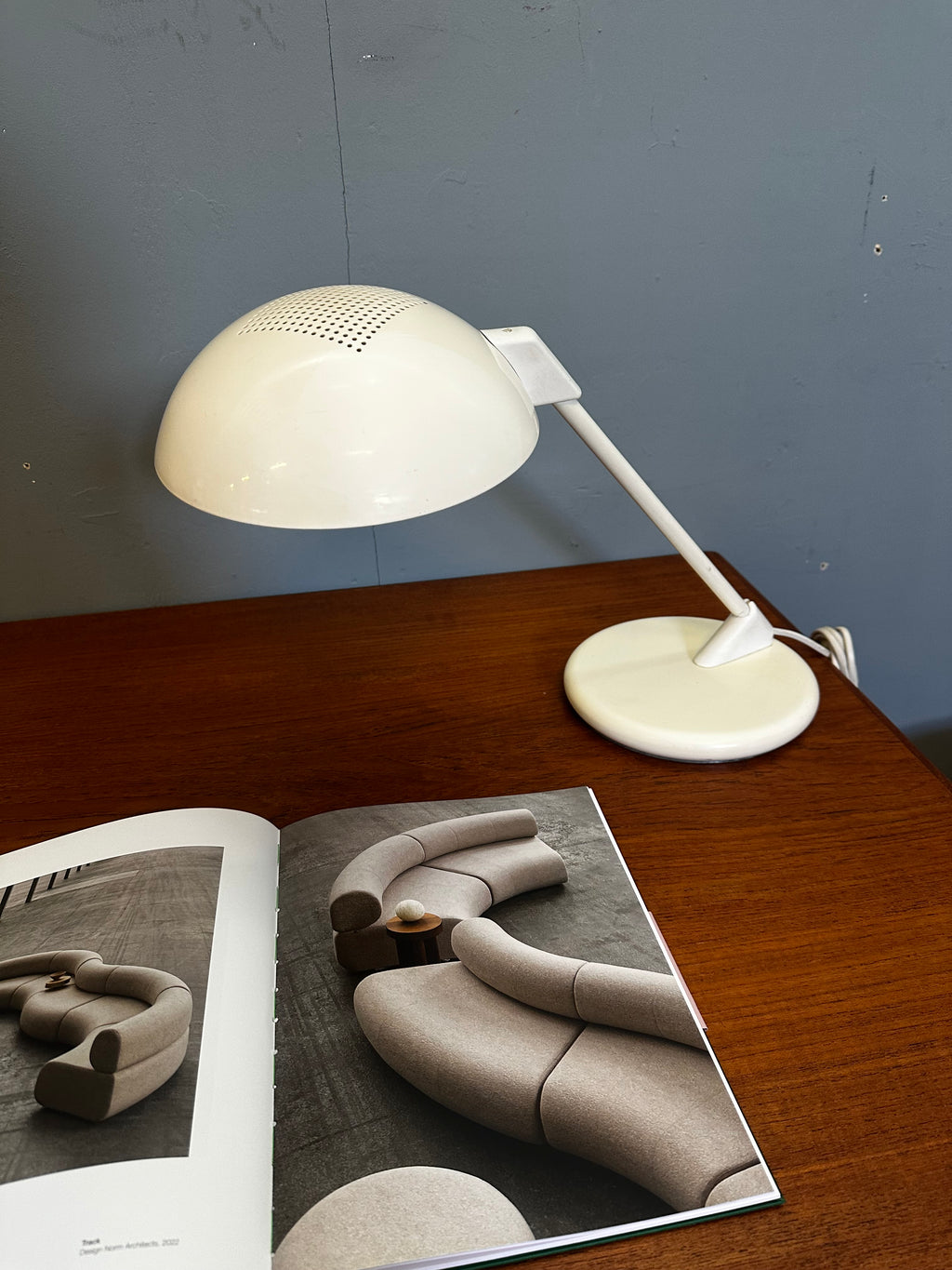 Vintage metalen bureaulamp