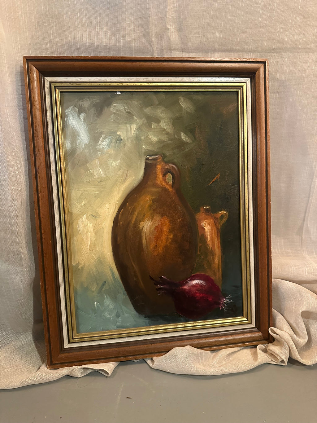 Schilderij met vazen