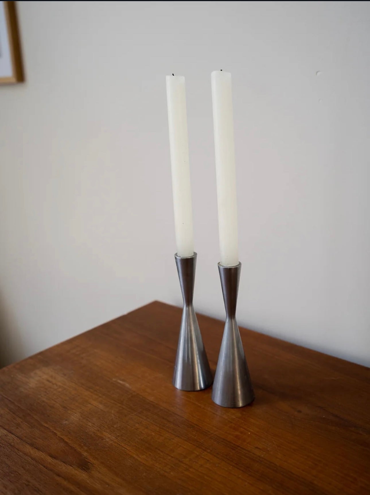 2 vintage IKEA “Gota” kandelaars