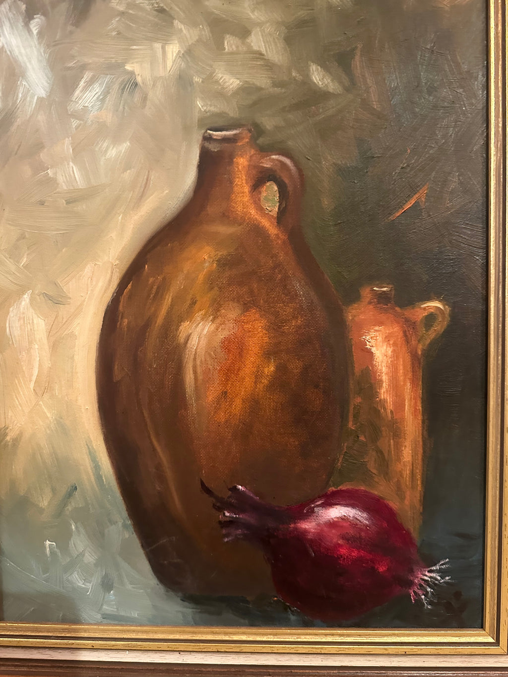 Schilderij met vazen