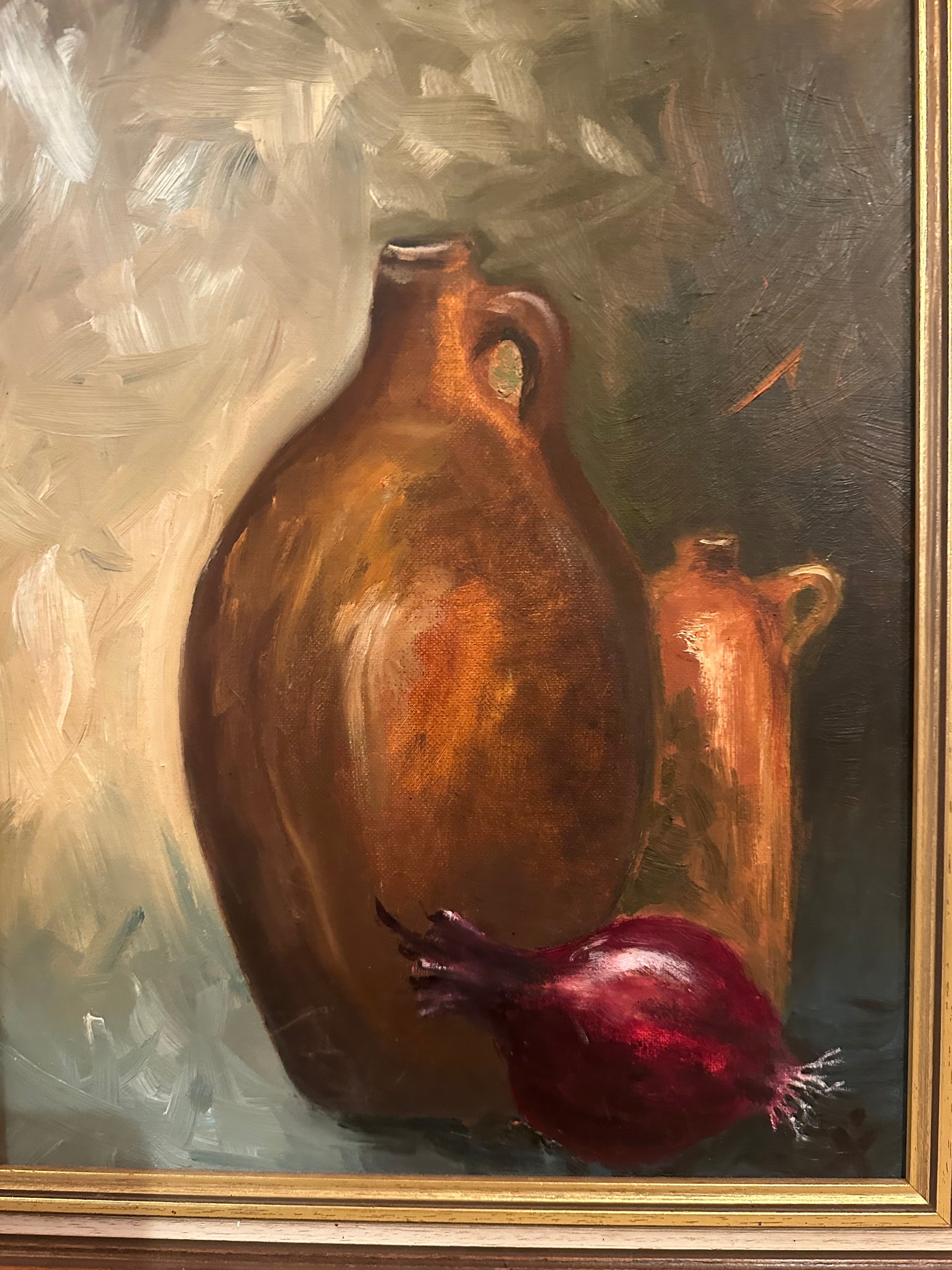 Schilderij met vazen