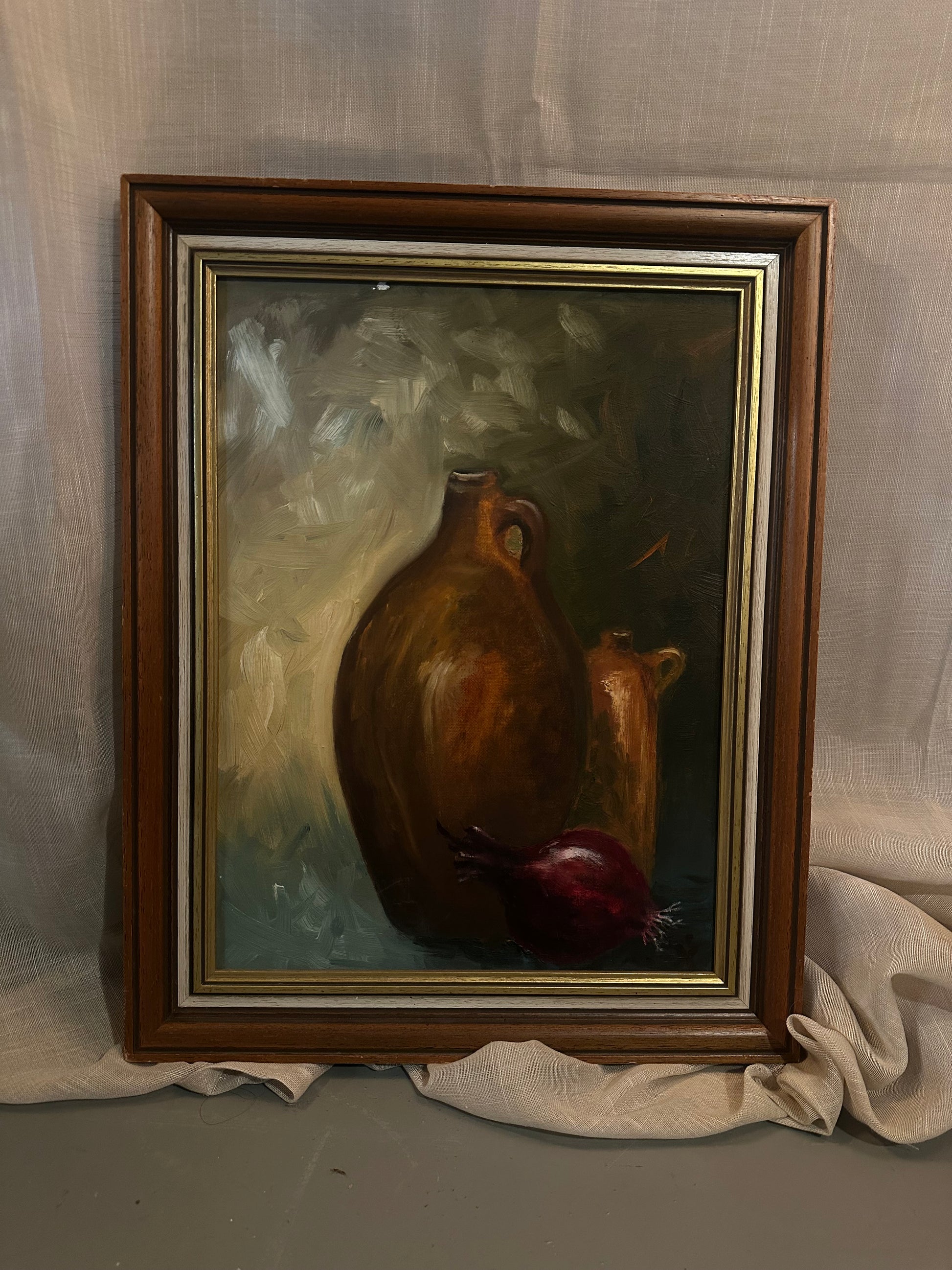 Schilderij met vazen