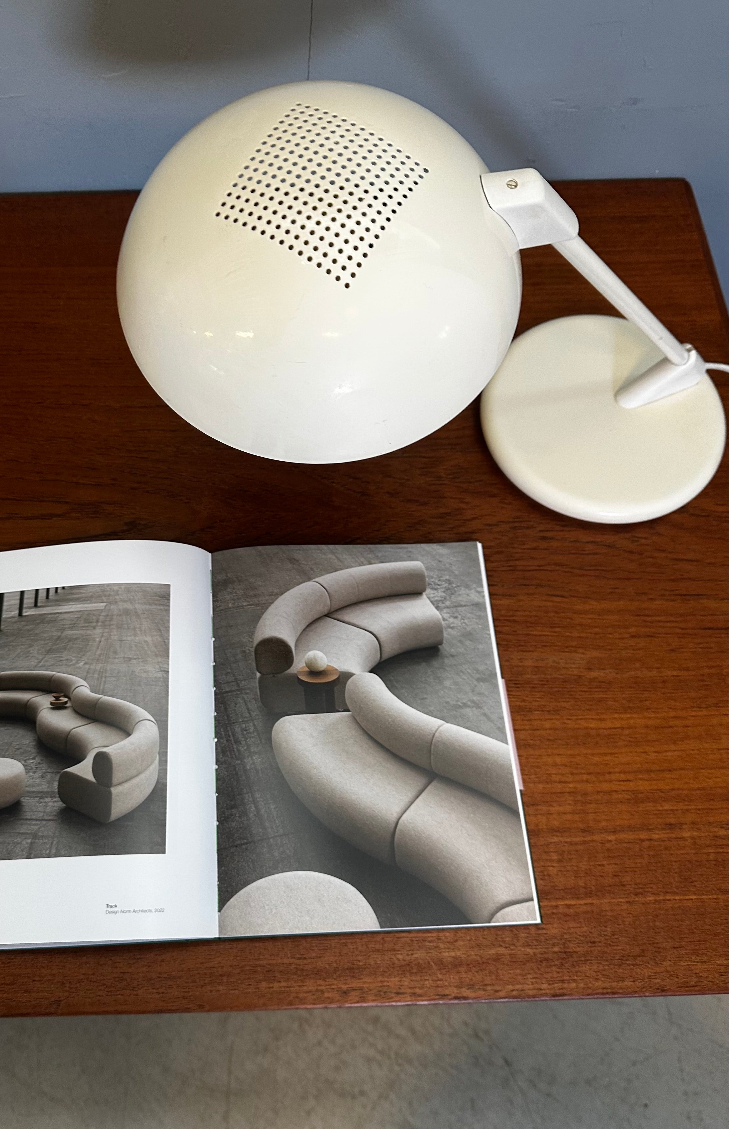 Vintage metalen bureaulamp