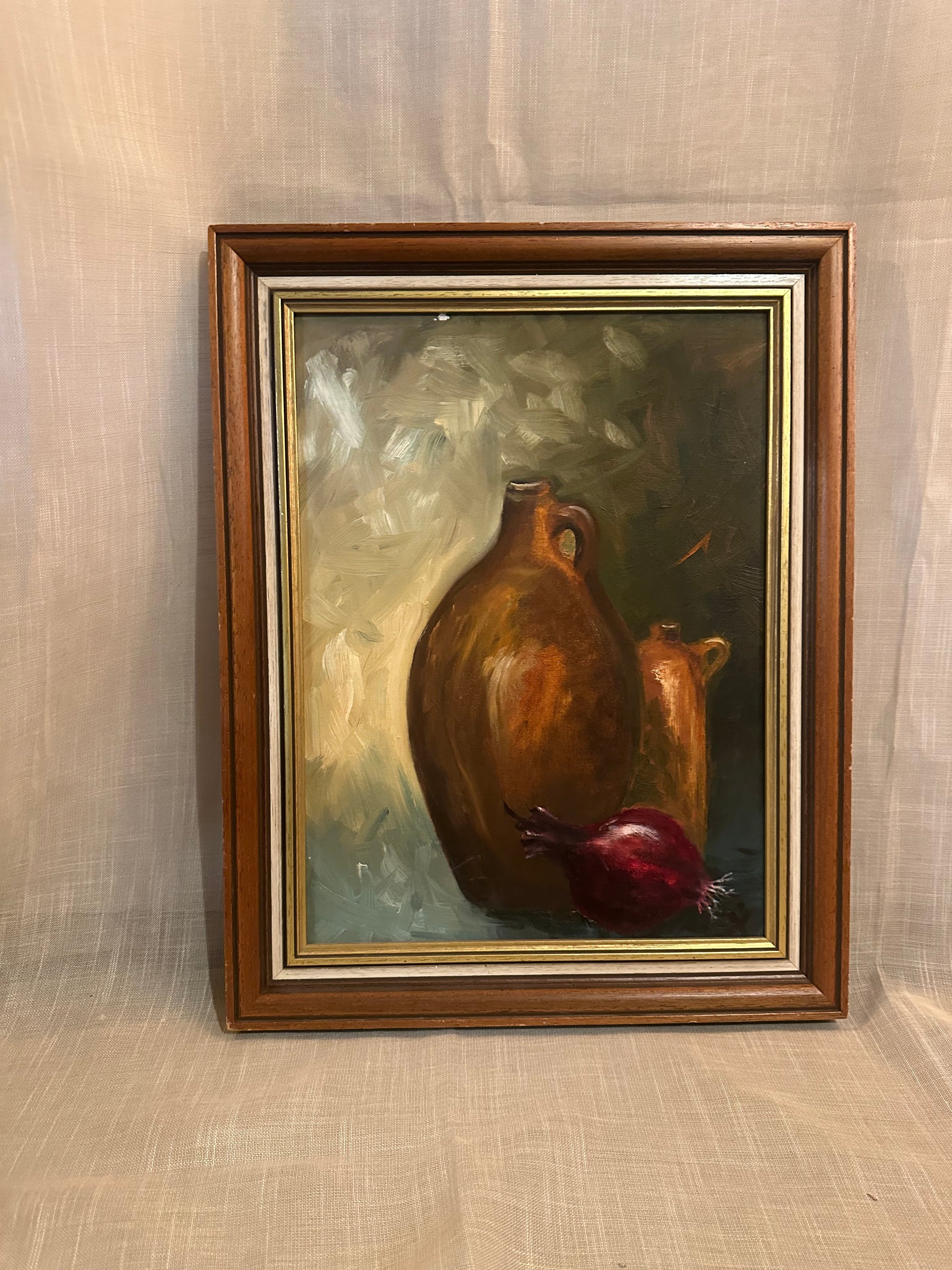 Schilderij met vazen