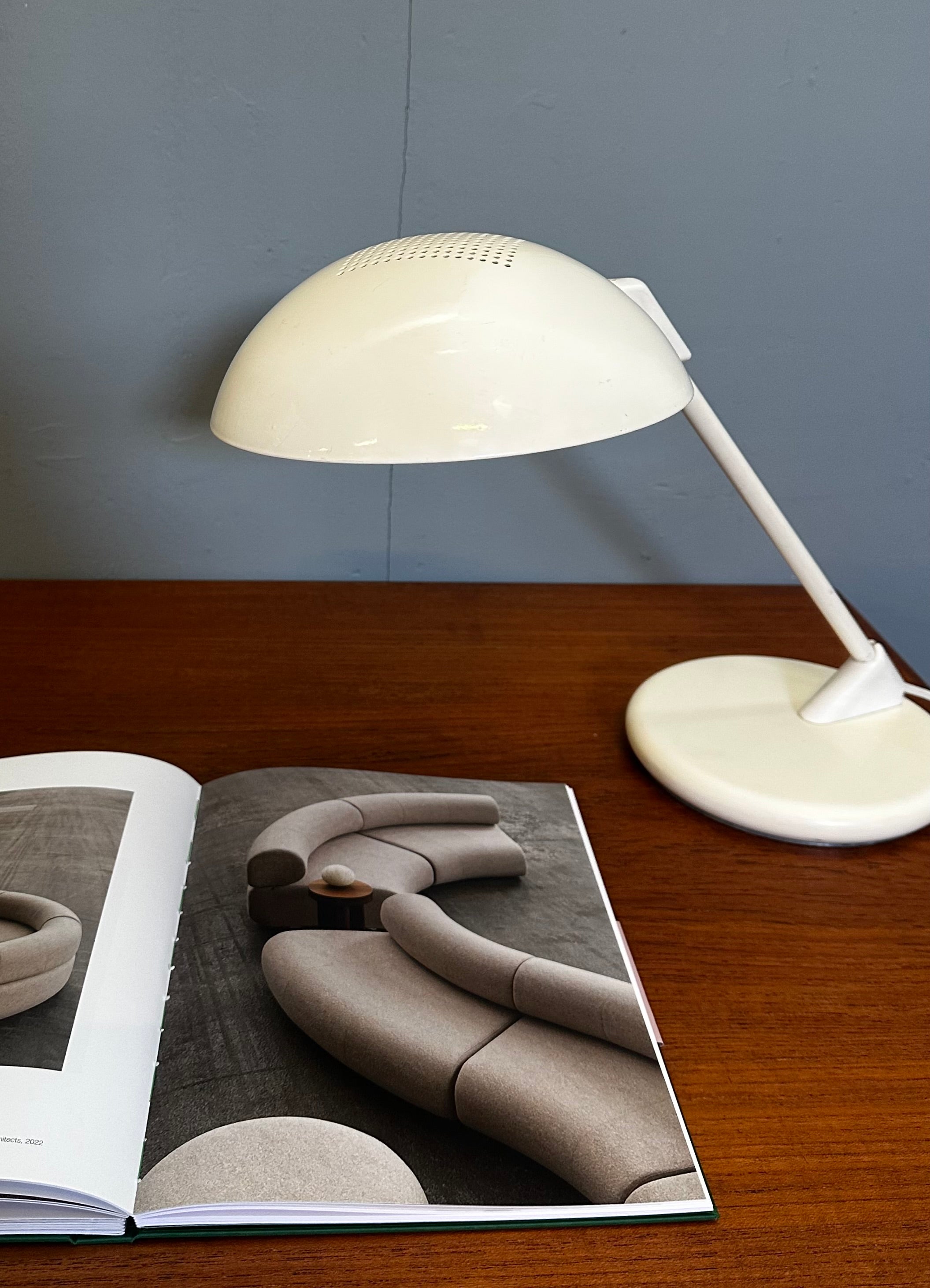 Vintage metalen bureaulamp