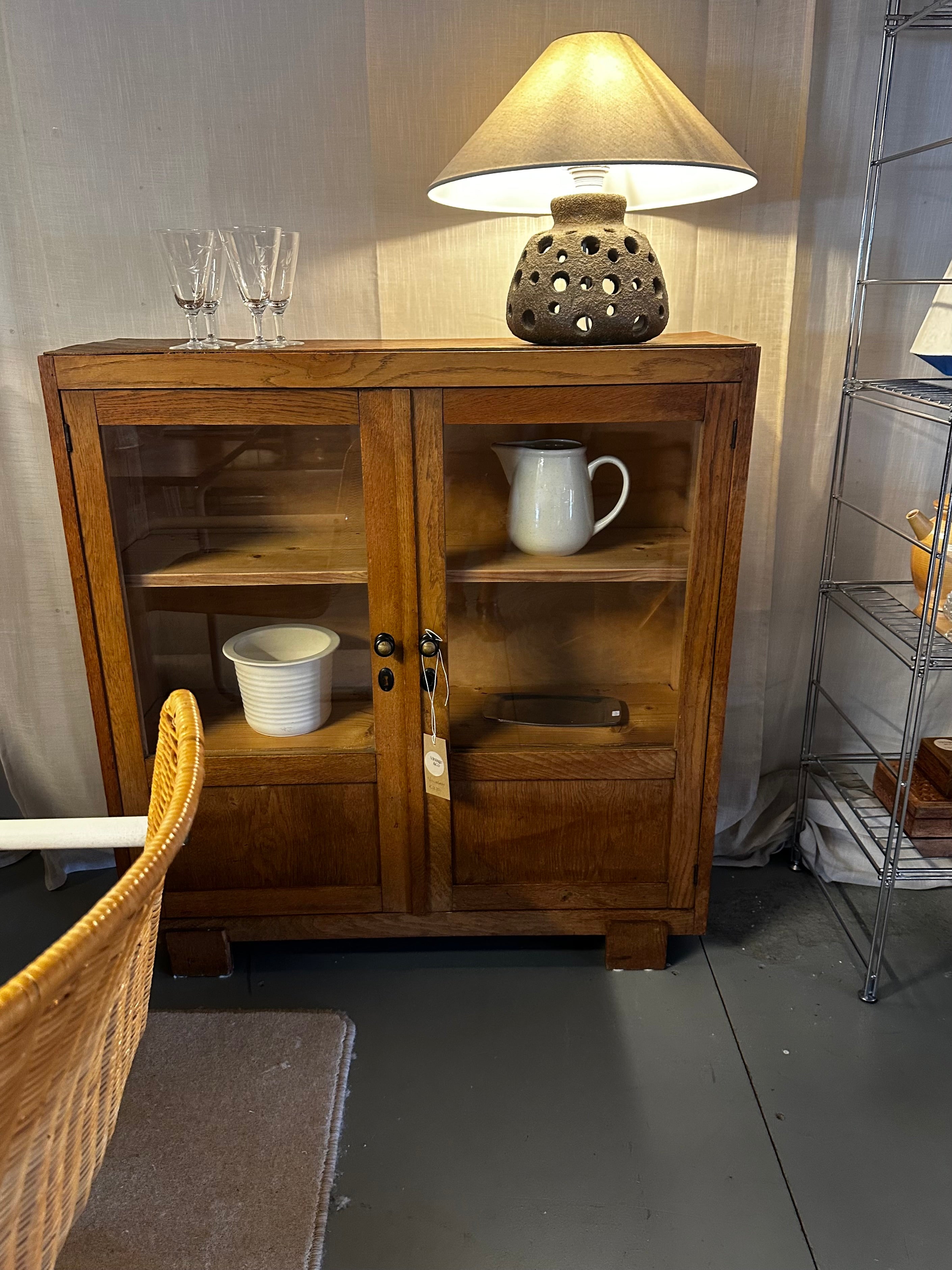 Vintage vitrinekast