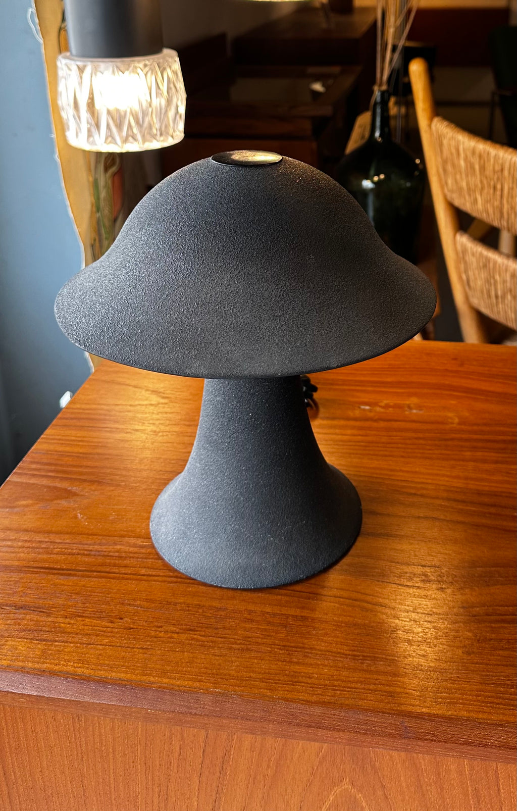 Vintage mushroom lamp