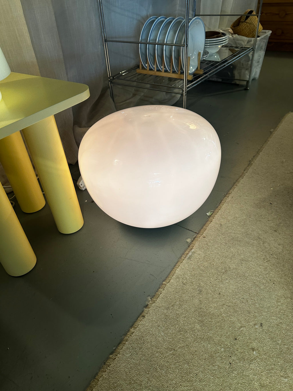 Vintage ikea vloerlamp Jonisk ontwerp Carl Öjerstam