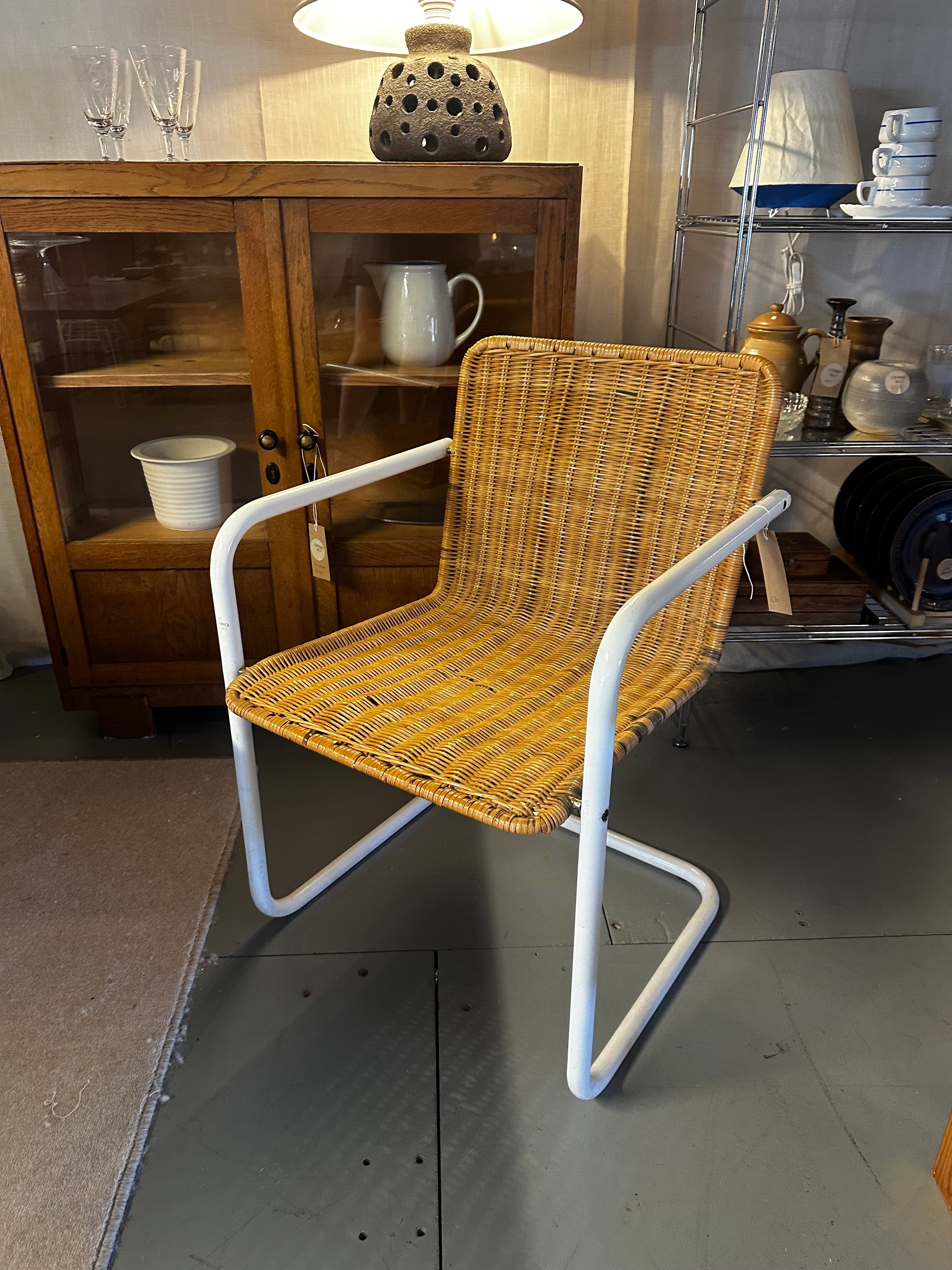 Vintage rotan stoel
