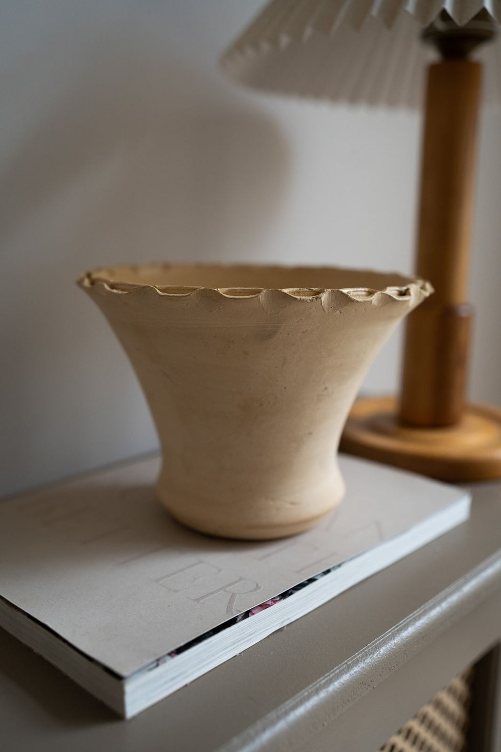 Beige pot