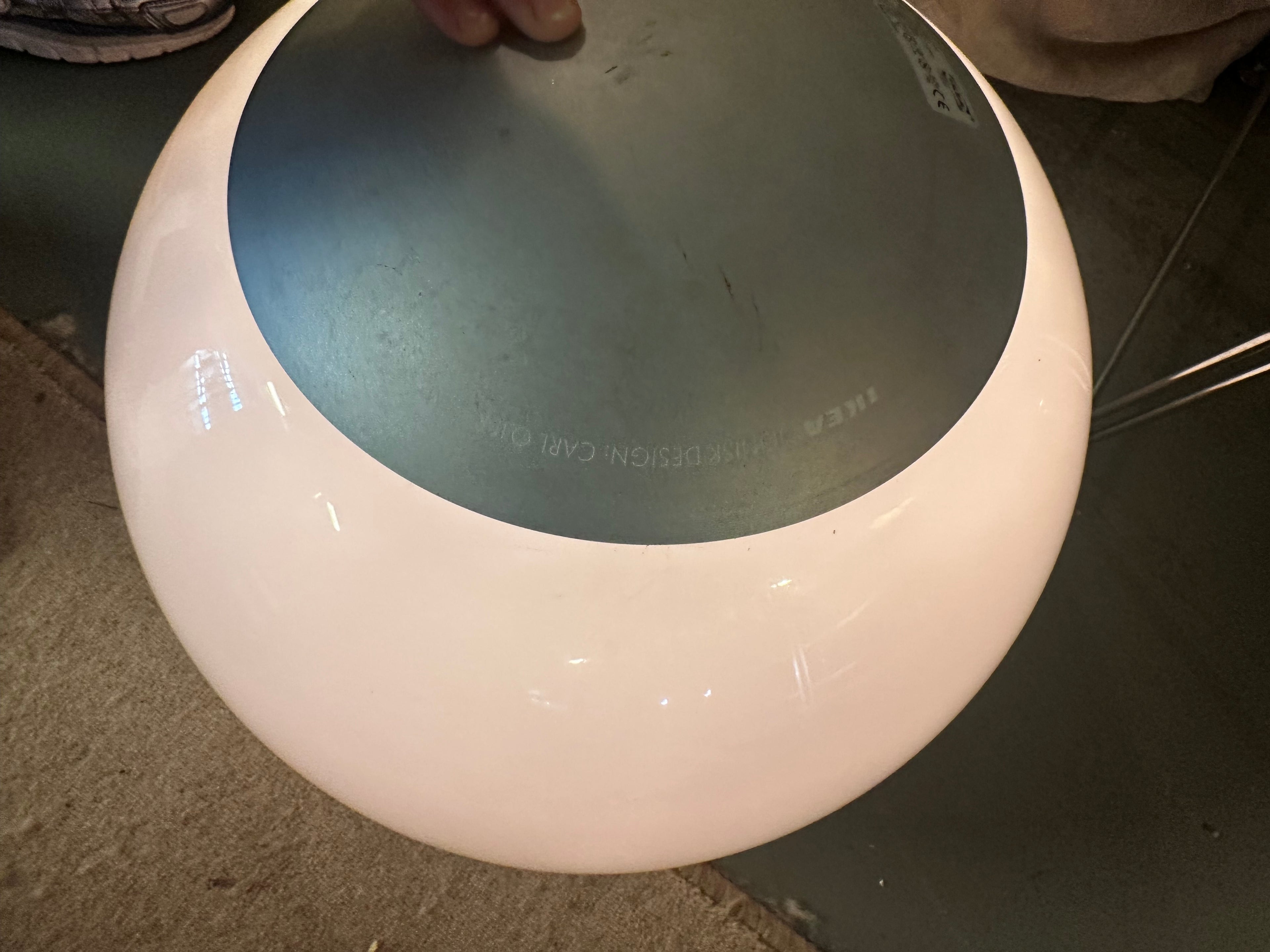Vintage ikea vloerlamp Jonisk ontwerp Carl Öjerstam