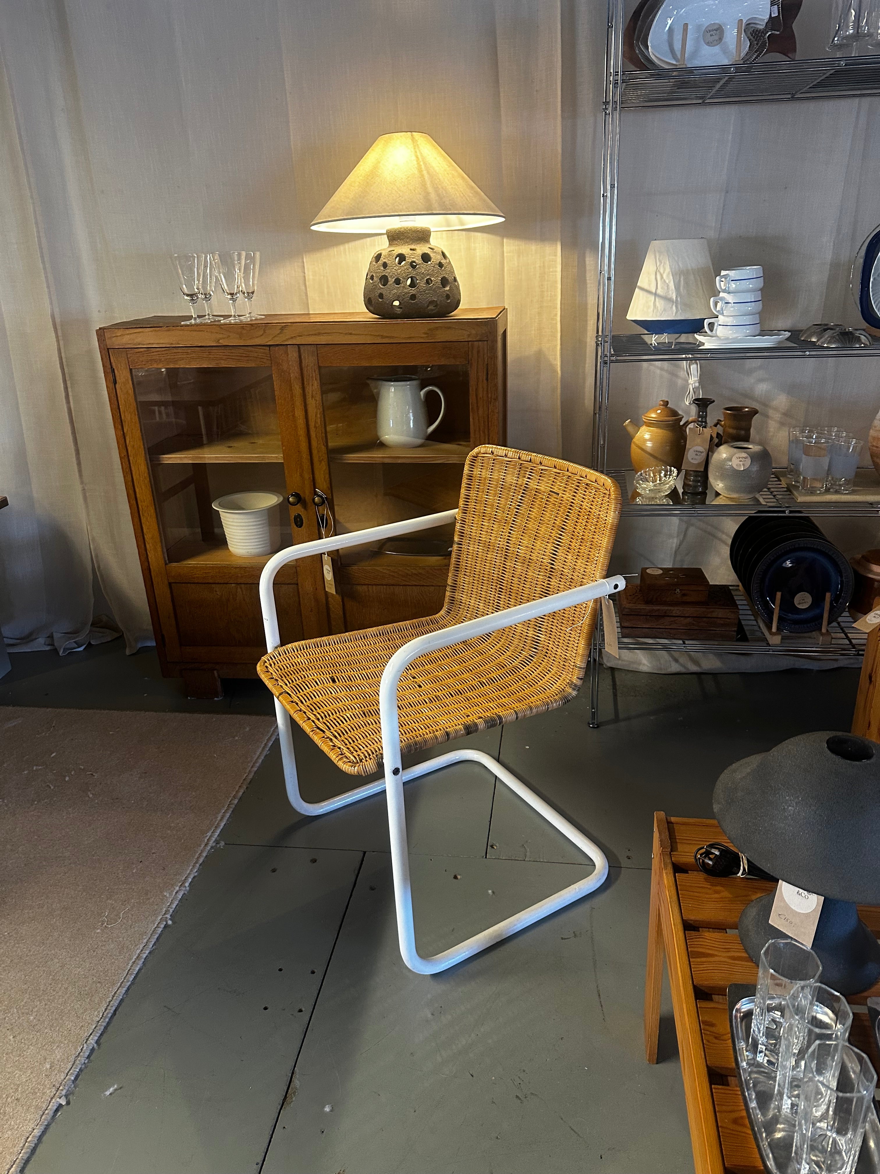 Vintage rotan stoel