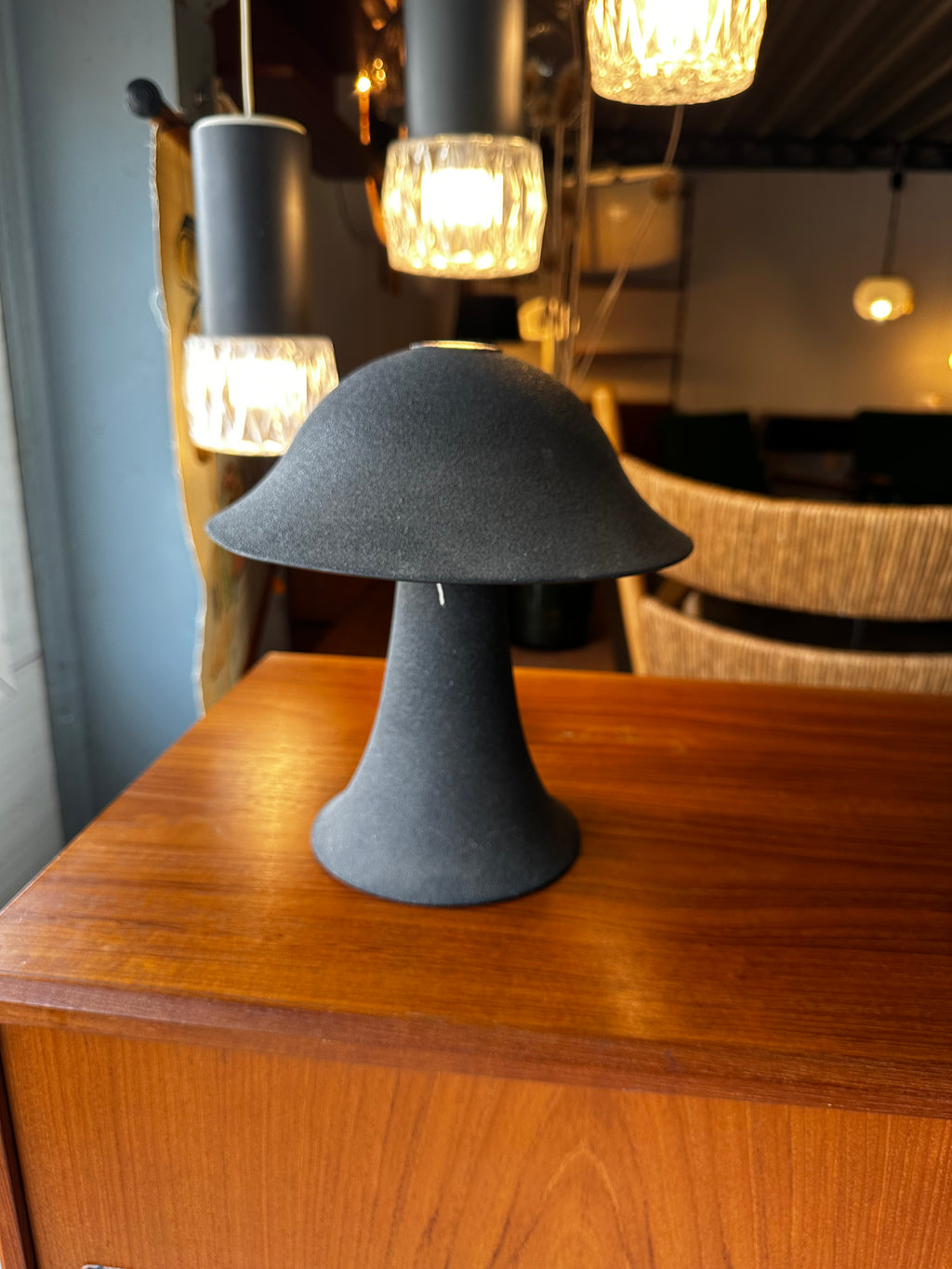 Vintage mushroom lamp