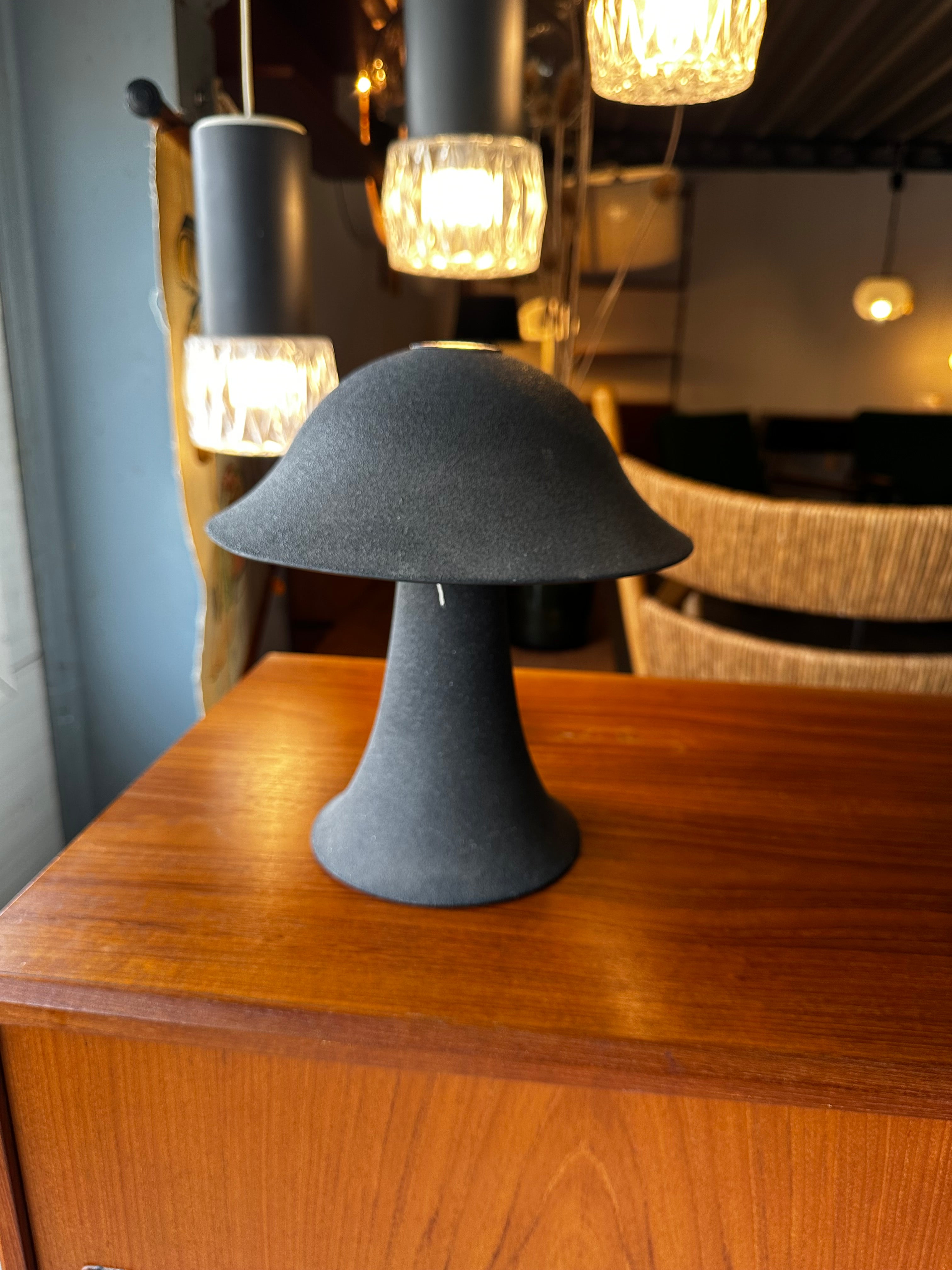 Vintage mushroom lamp