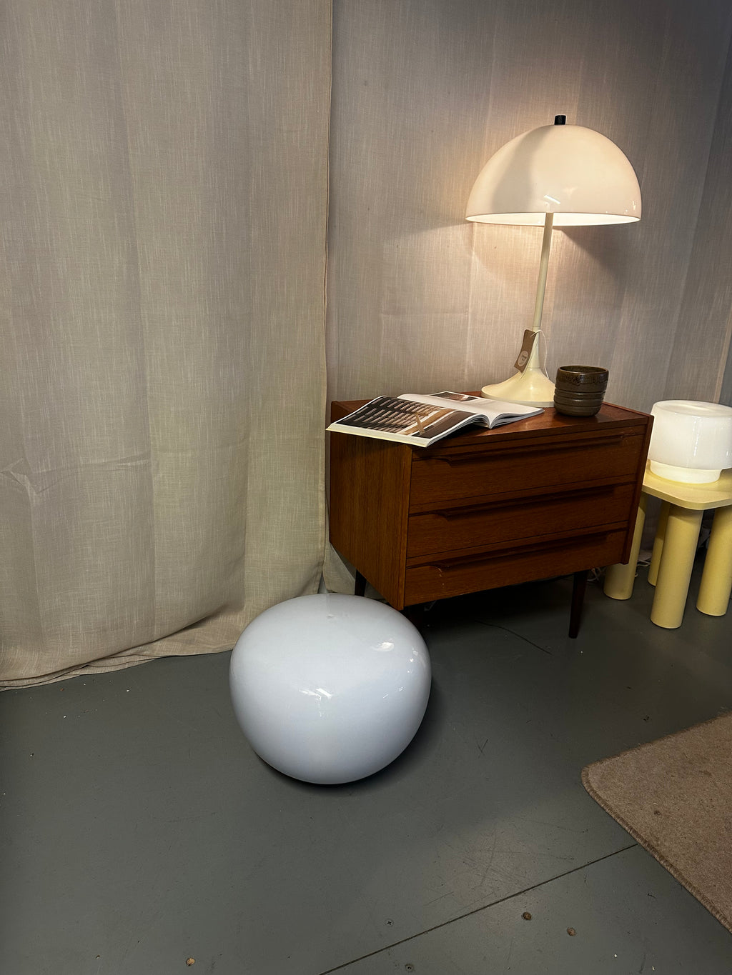 Vintage ikea vloerlamp Jonisk ontwerp Carl Öjerstam