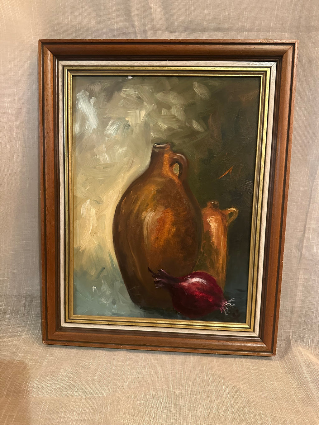 Schilderij met vazen