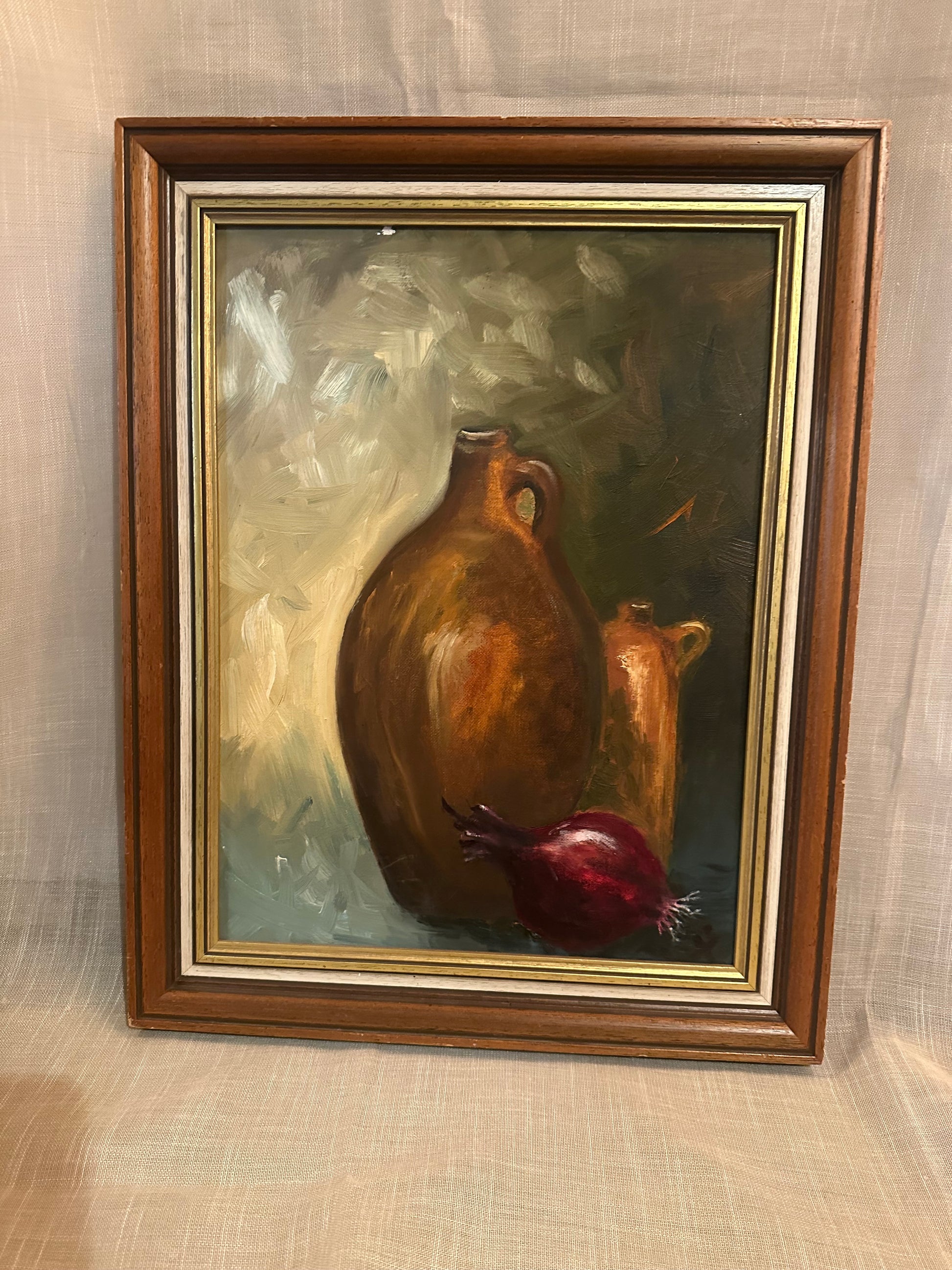 Schilderij met vazen