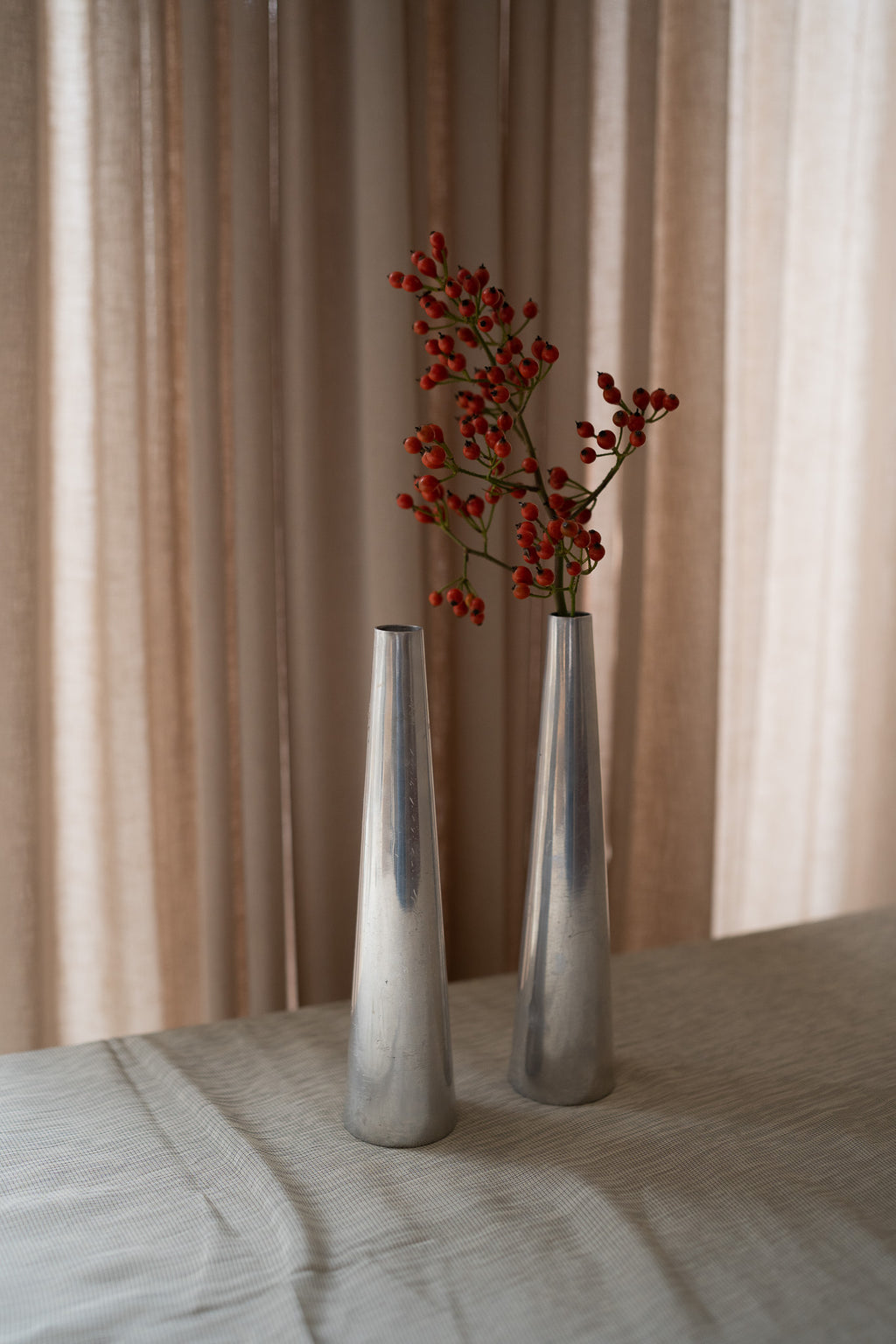 Set Vintage ikea vaas/kandelaar