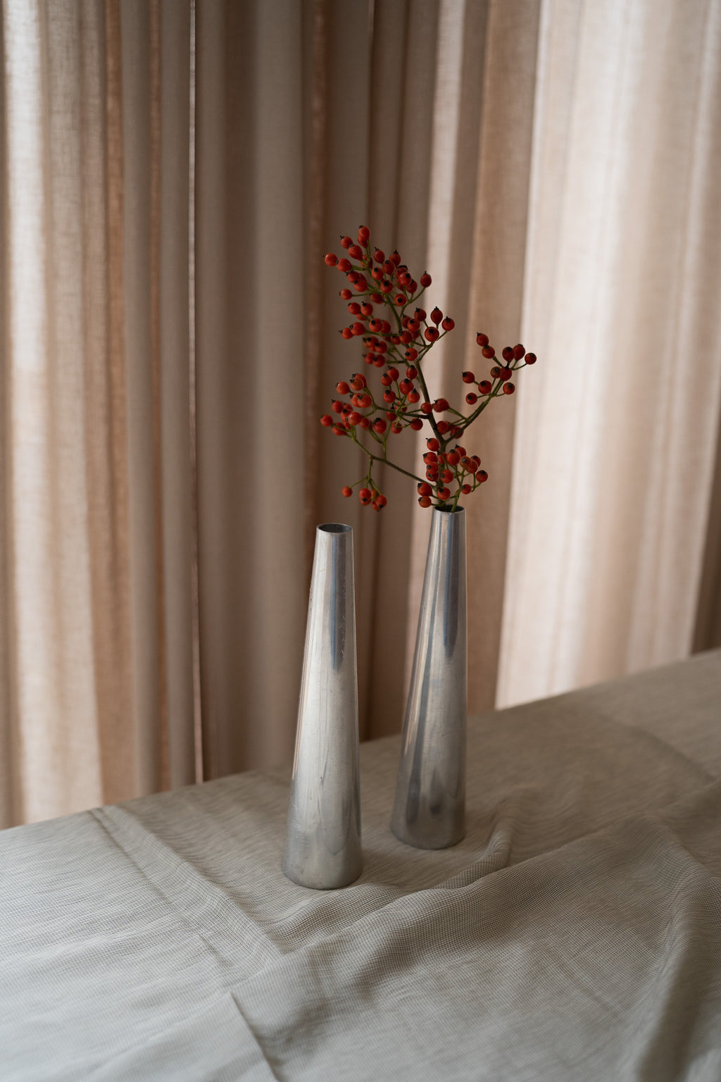 Set Vintage ikea vaas/kandelaar