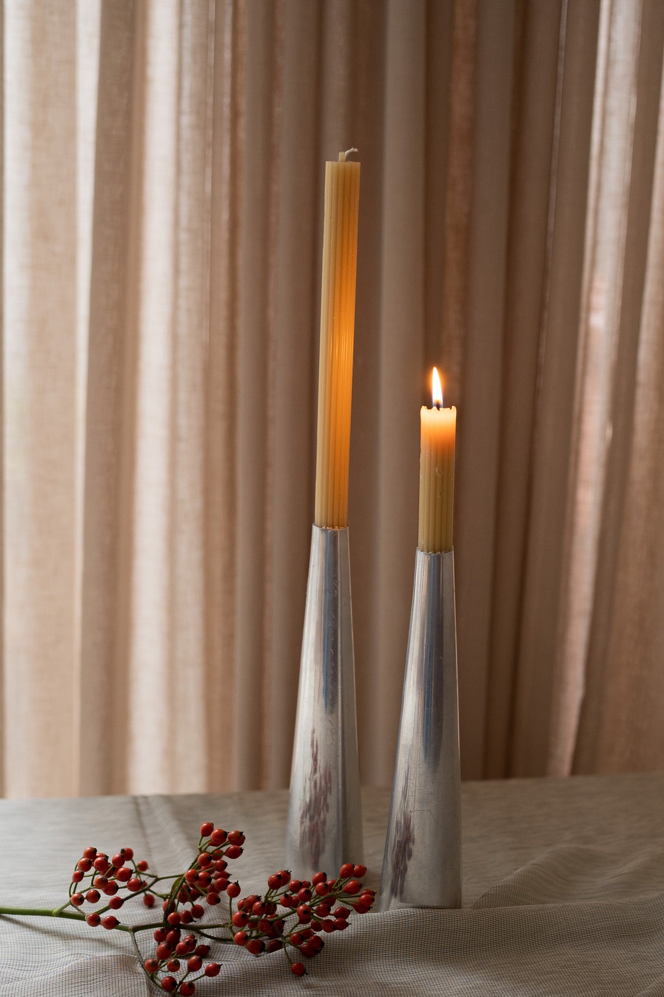 Set Vintage ikea vaas/kandelaar