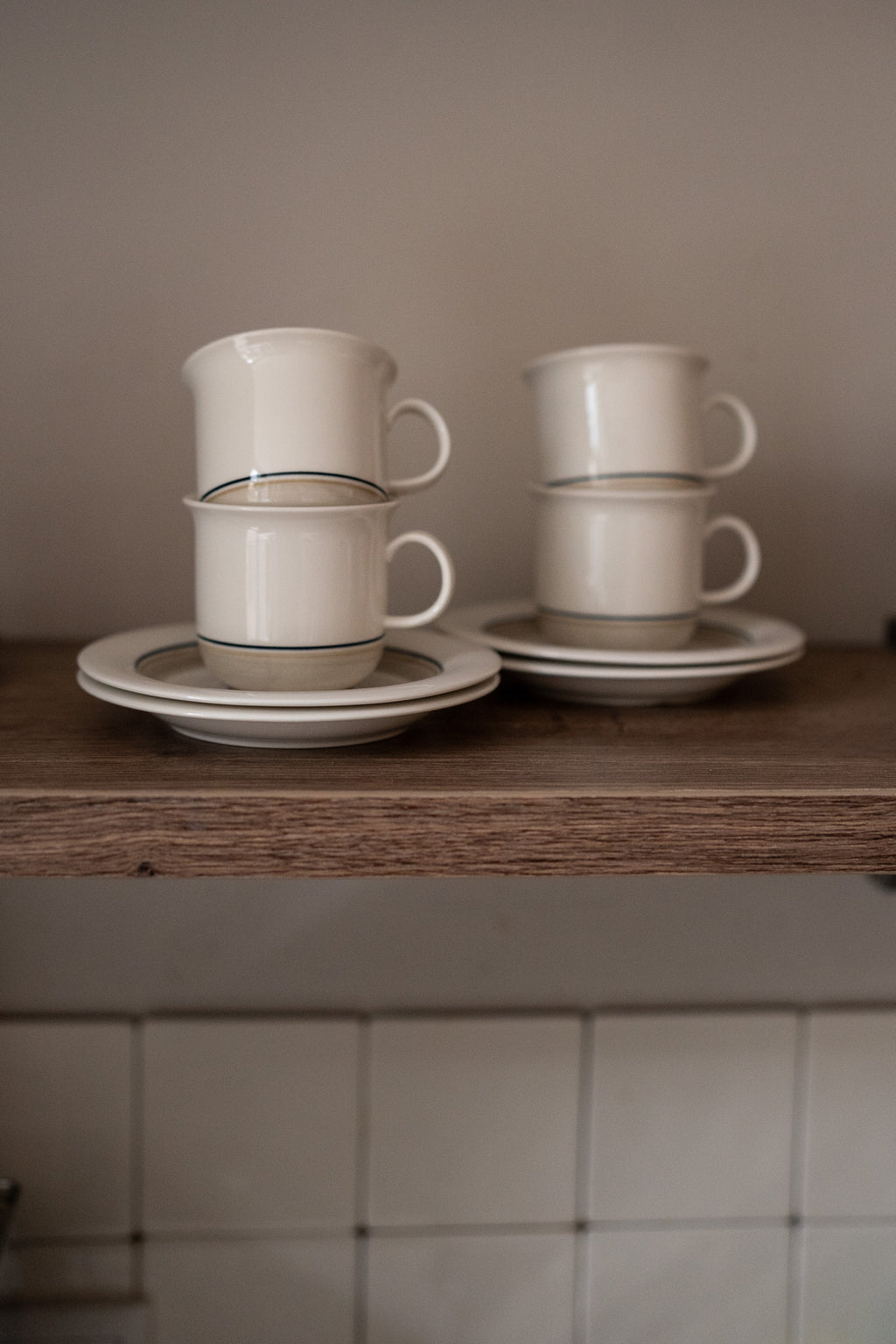 4 x kop & schotel ARABIA FINLAND