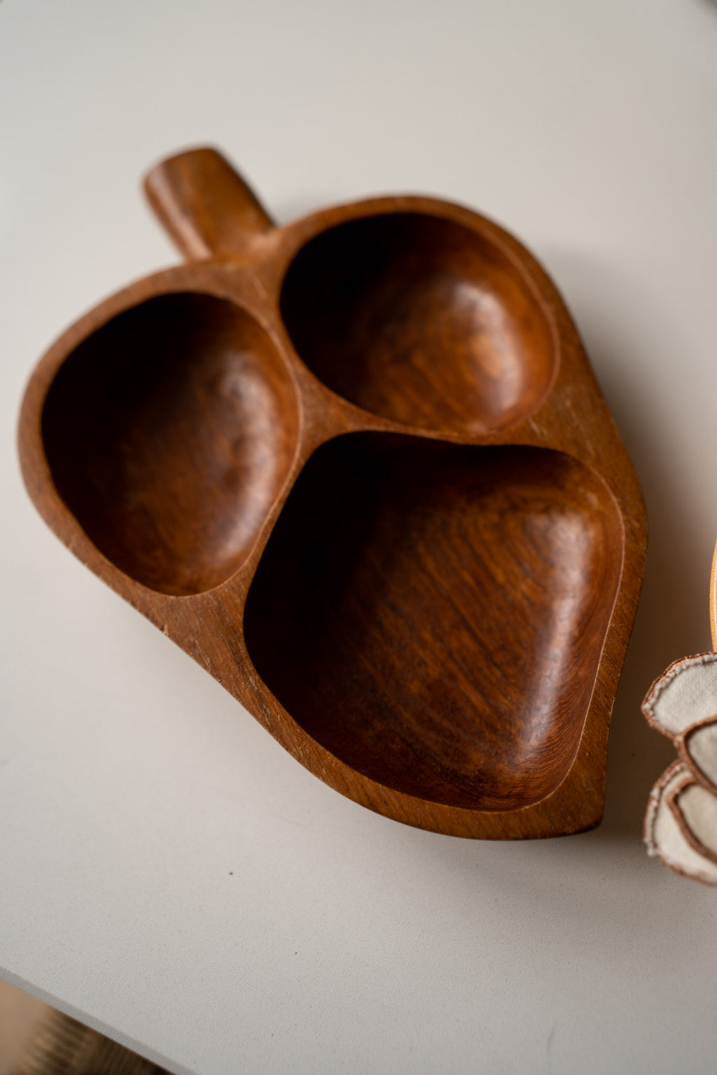 Vintage houten serveerschaal