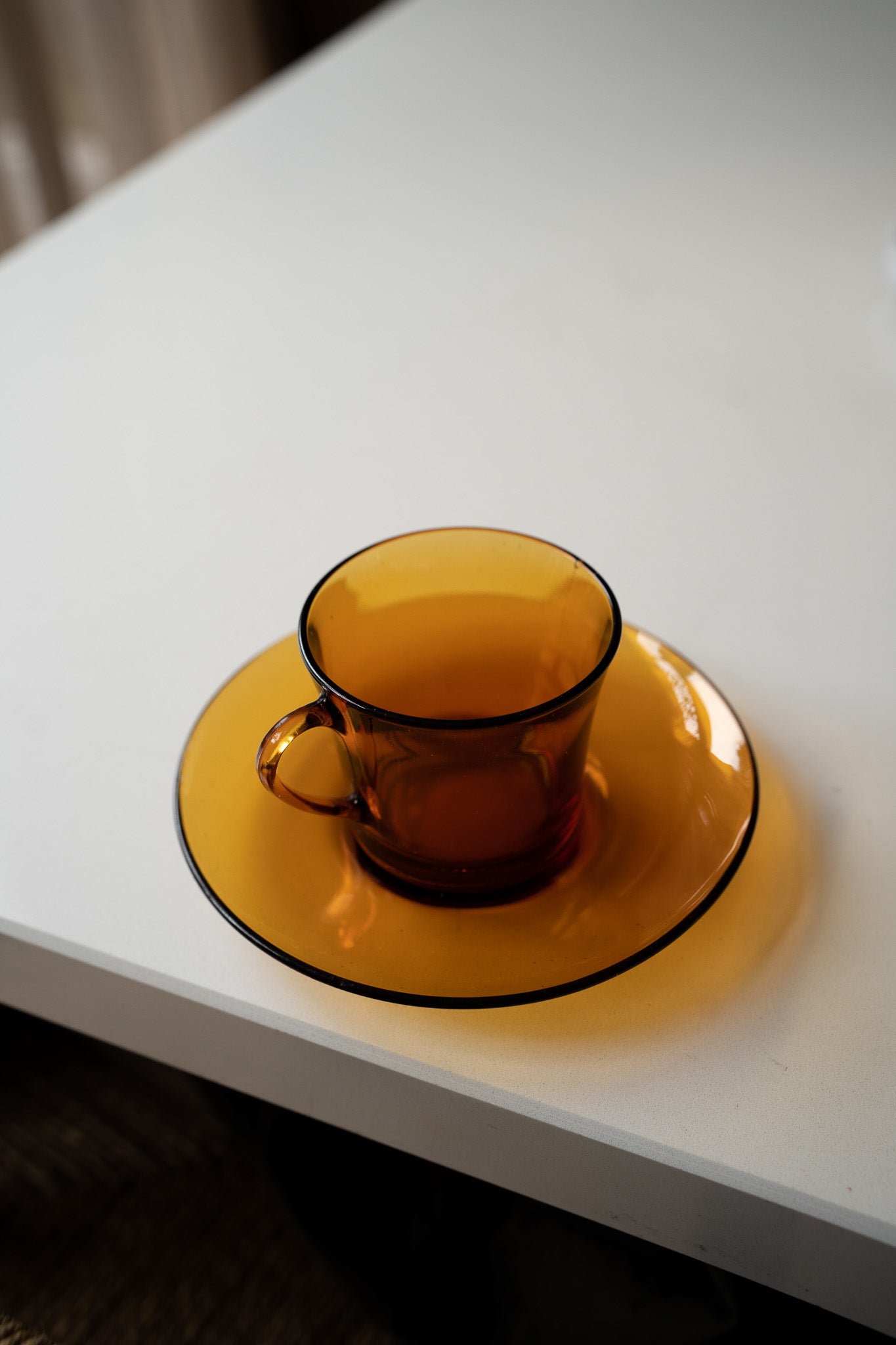 Set van 6 duralex kop en schotels