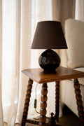 Donkerbruine bollamp