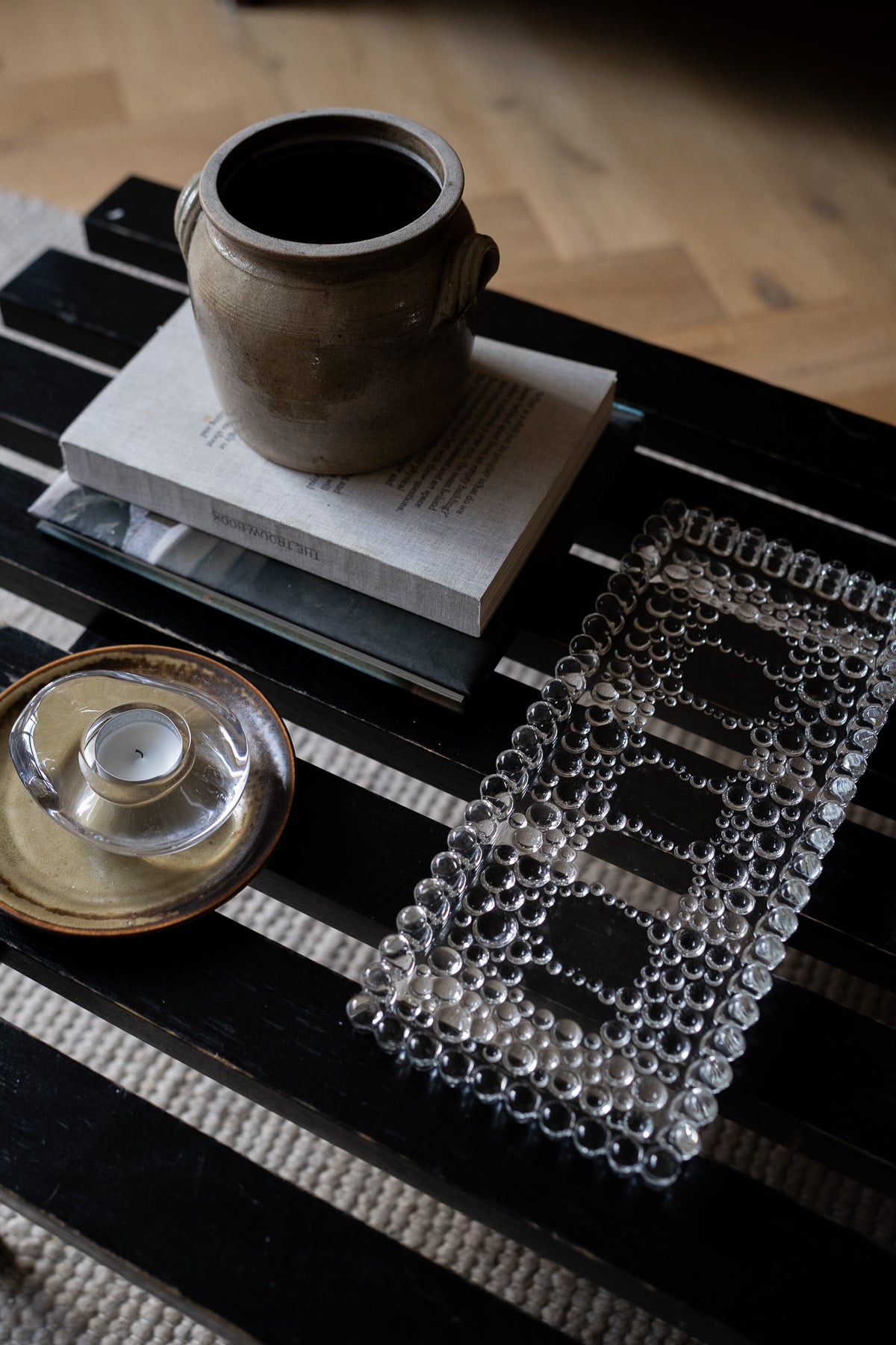 Grijze Franse grès aardewerk pot