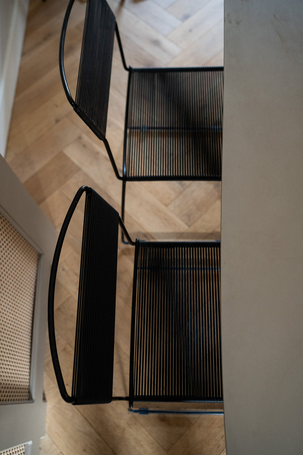 4 x Vintage spaghettistoelen  Giandomenico Belotti Alias