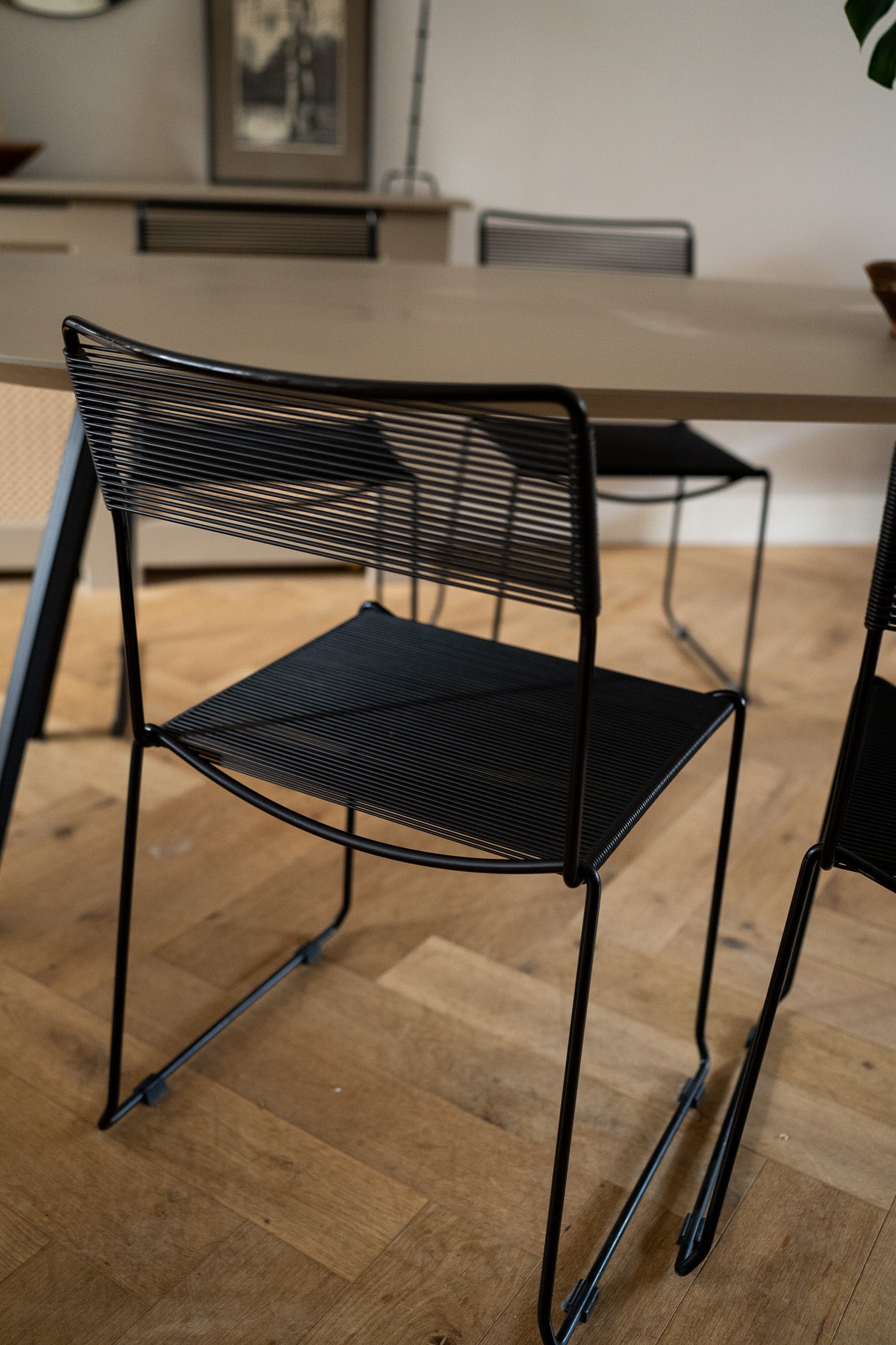 4 x Vintage spaghettistoelen  Giandomenico Belotti Alias