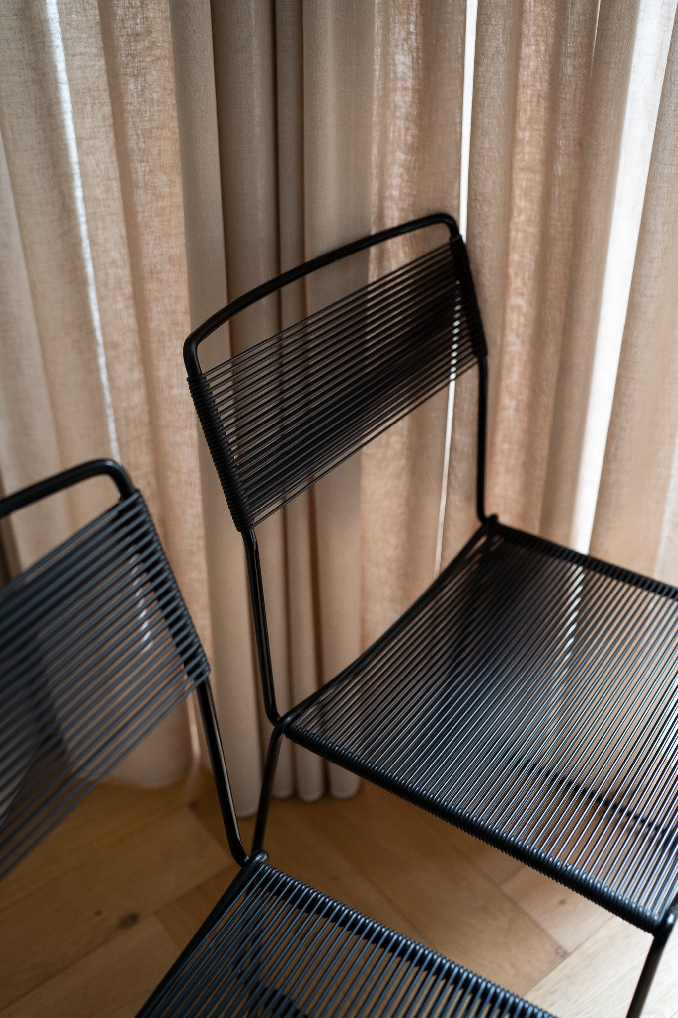 4 x Vintage spaghettistoelen  Giandomenico Belotti Alias