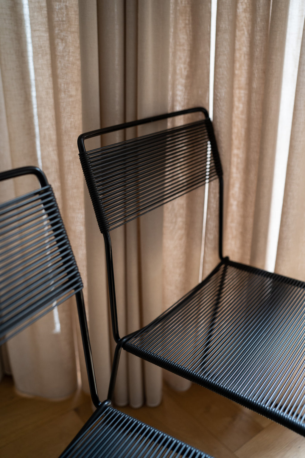 4 x Vintage spaghettistoelen  Giandomenico Belotti Alias