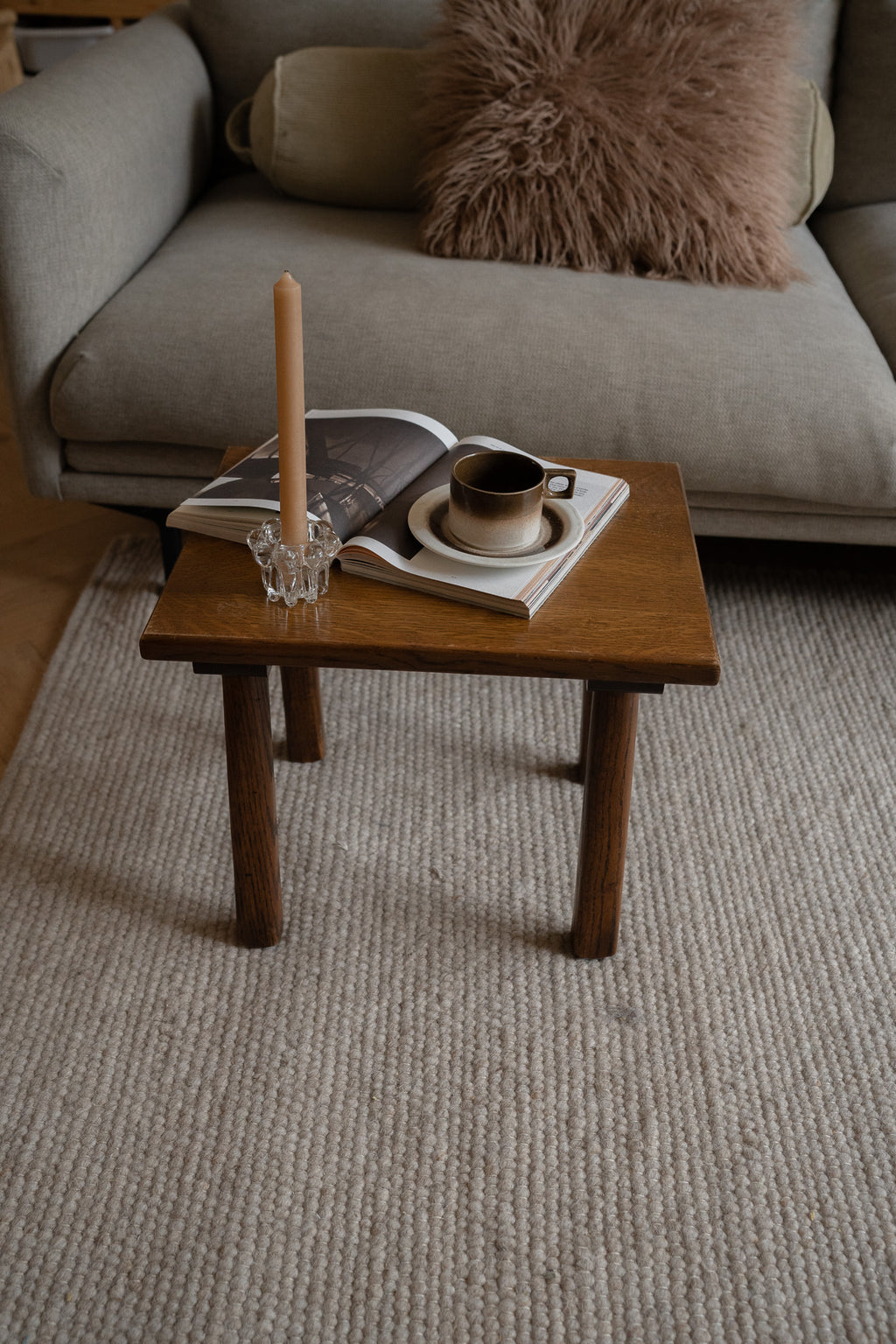 Houten bijzettafel