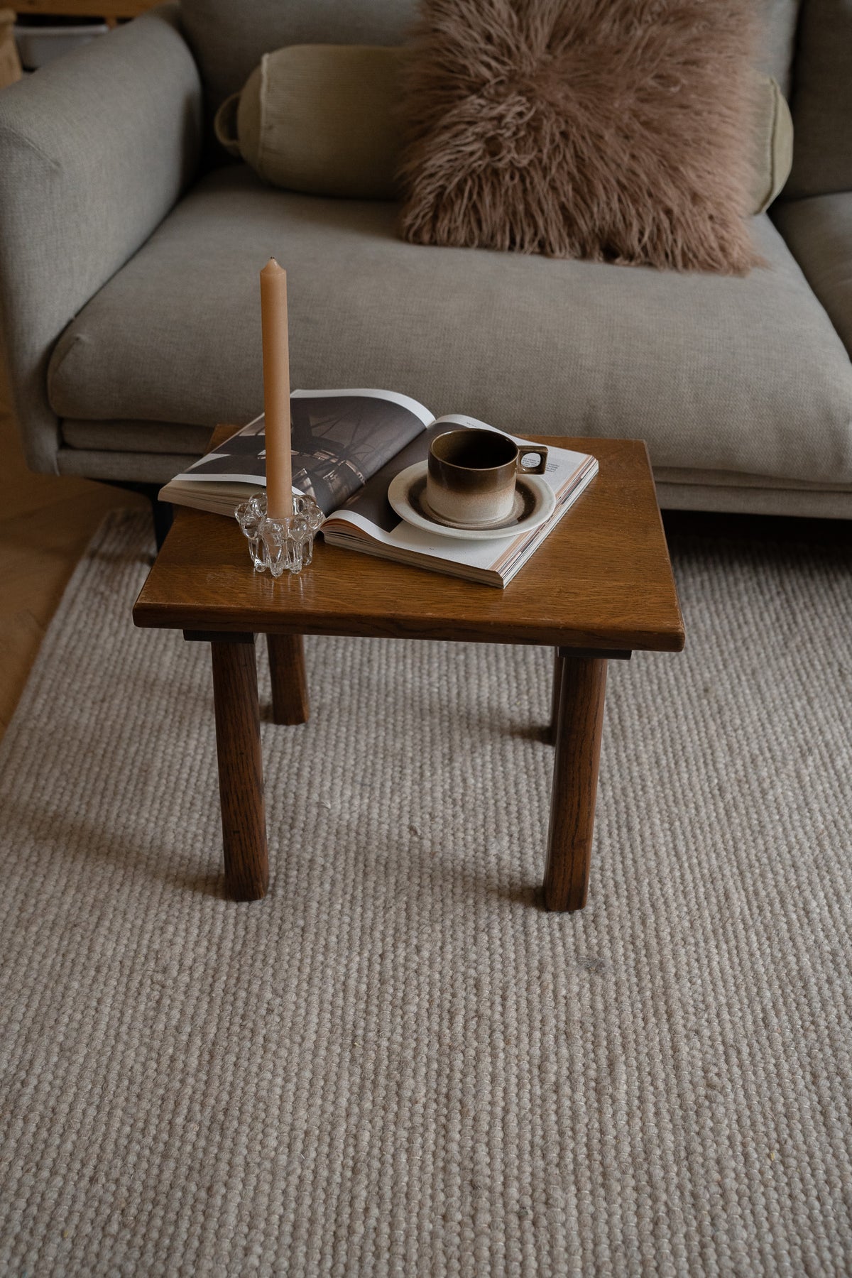 Houten bijzettafel