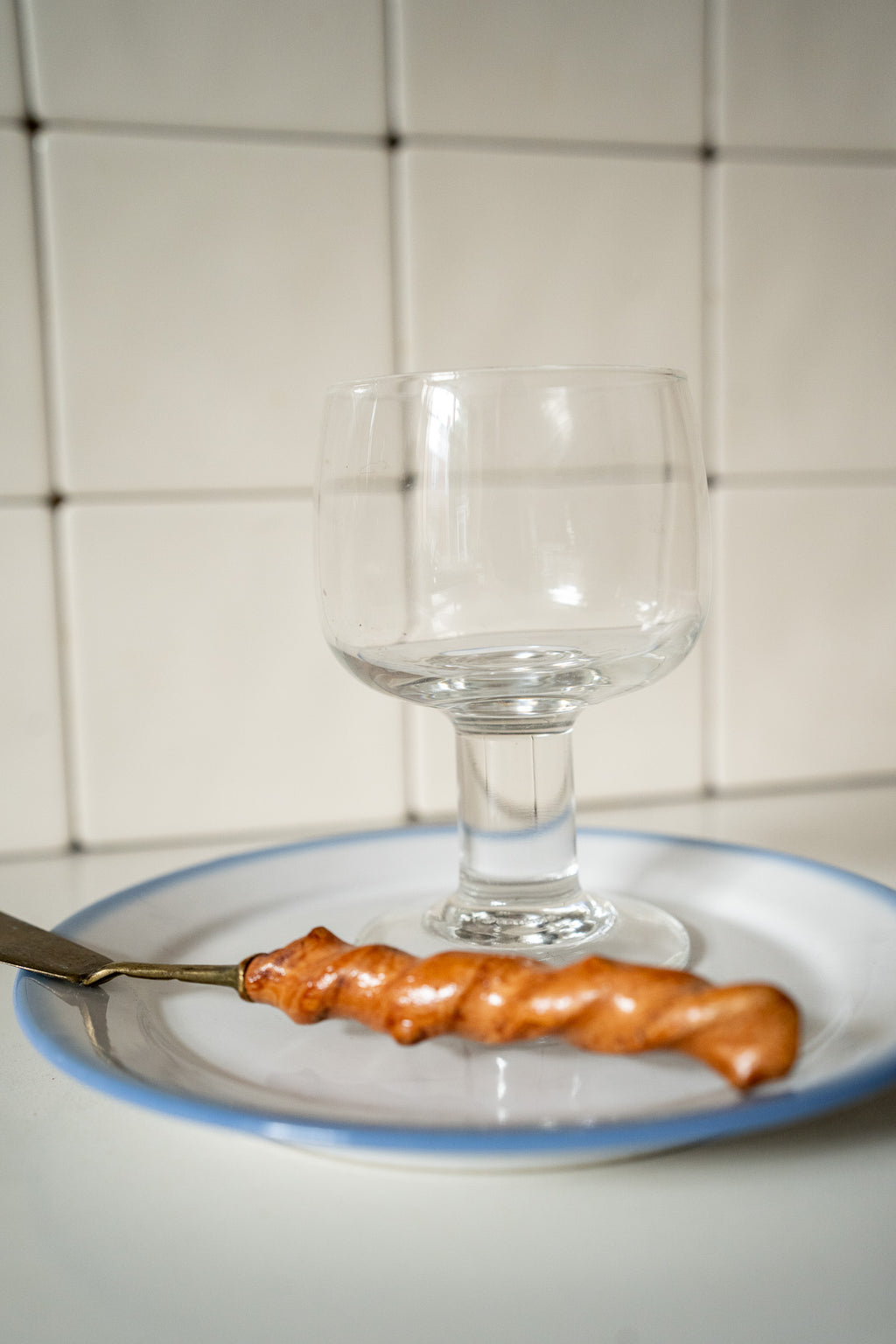 Set van 6 Franse vintage Luminarc Scandia-glazen