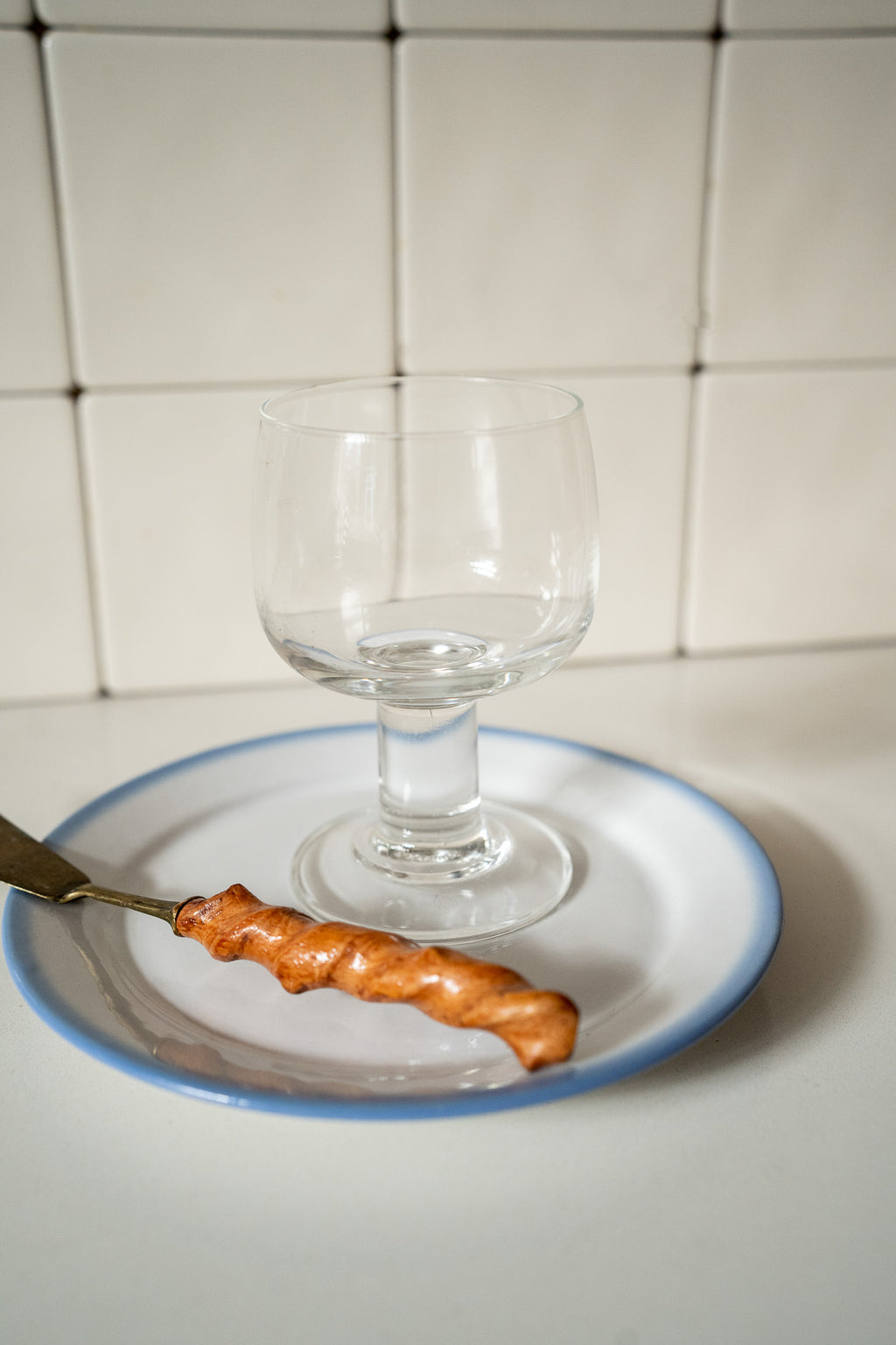 Set van 6 Franse vintage Luminarc Scandia-glazen