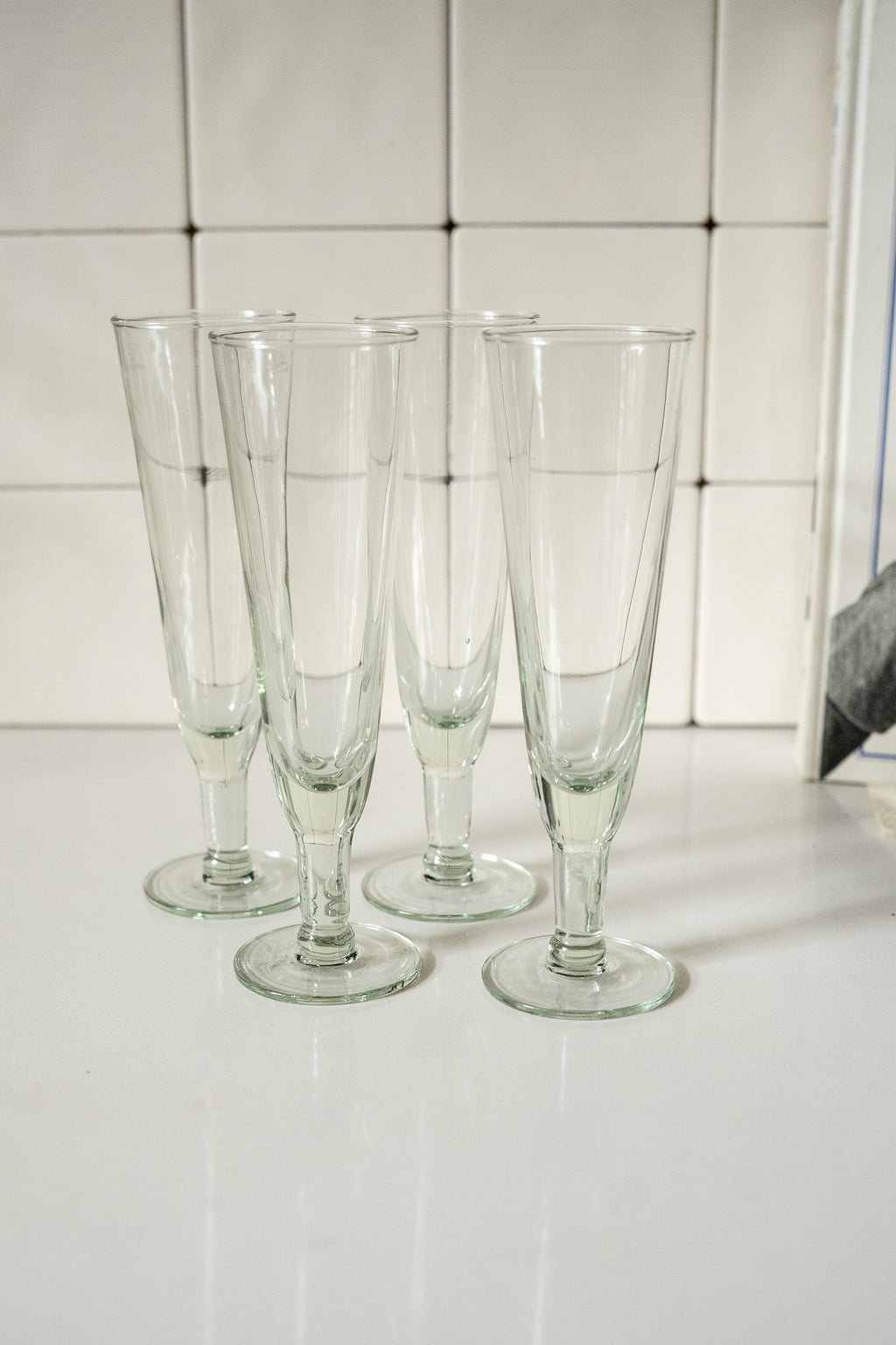 4 champagneglazen