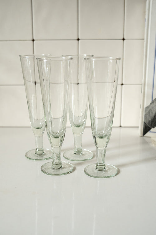 4 champagneglazen