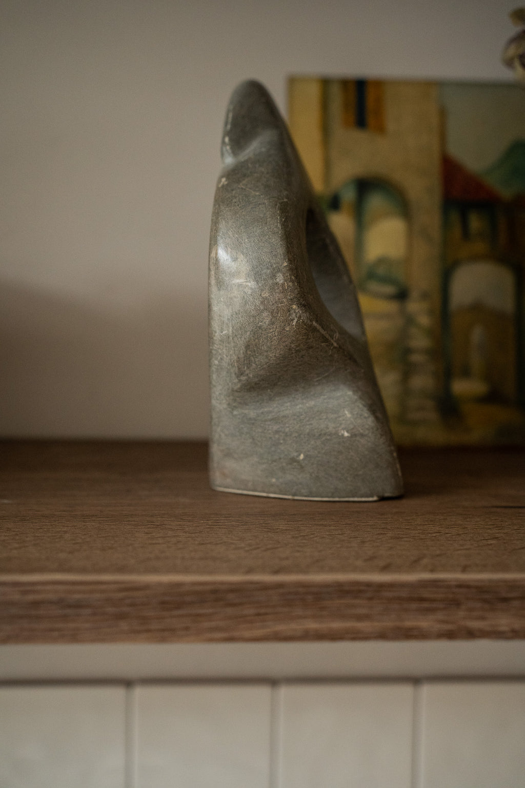 Beeld abstract grijs