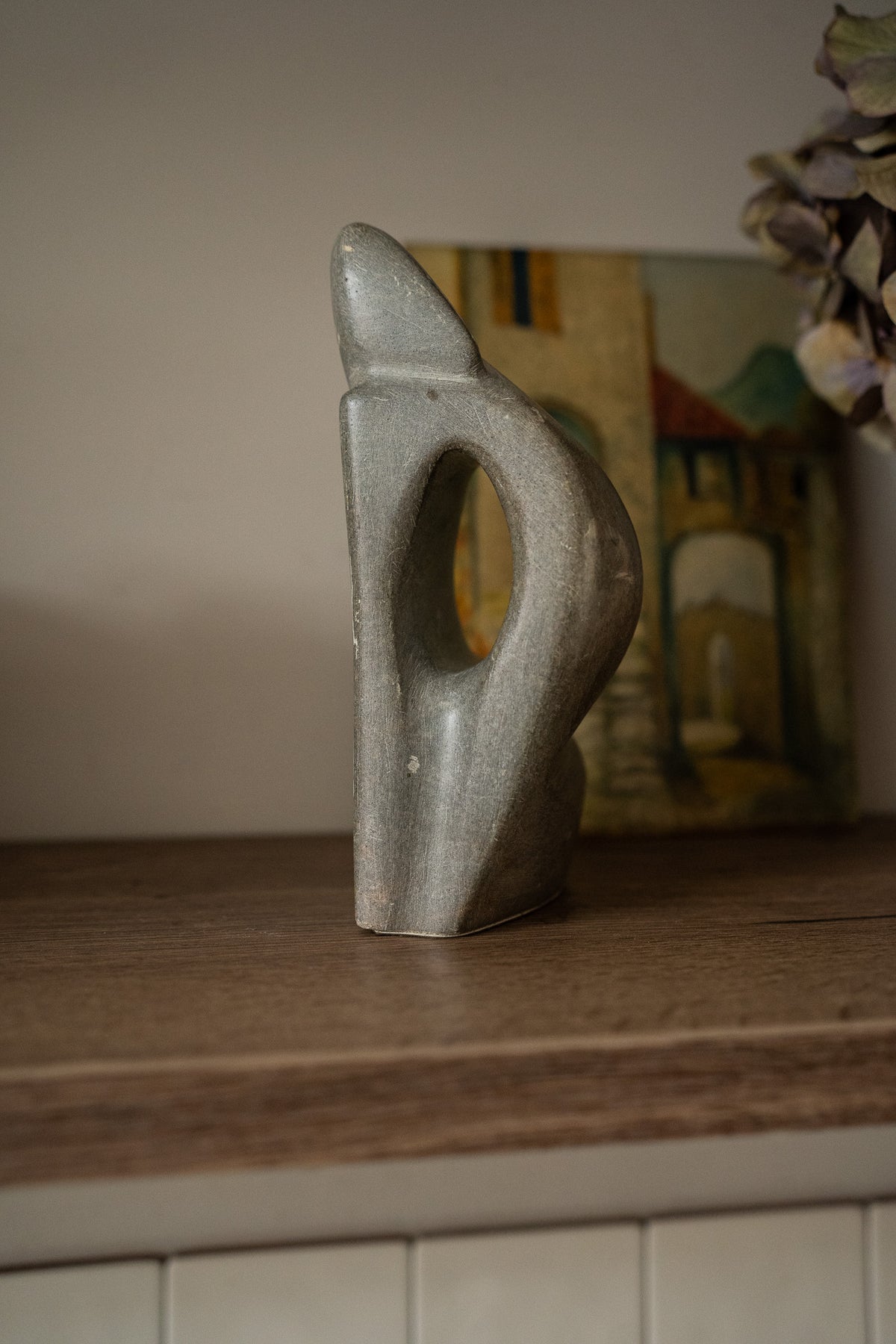 Beeld abstract grijs