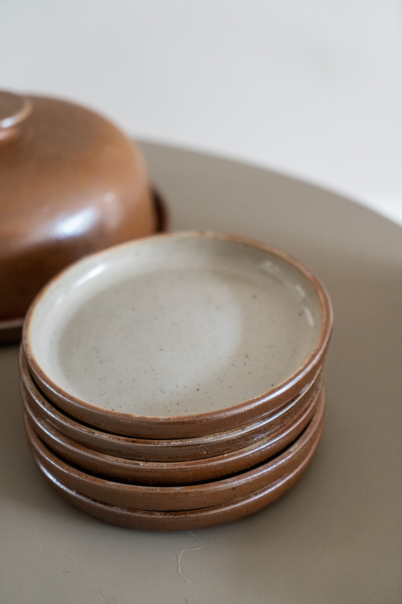 Set of cheese plates