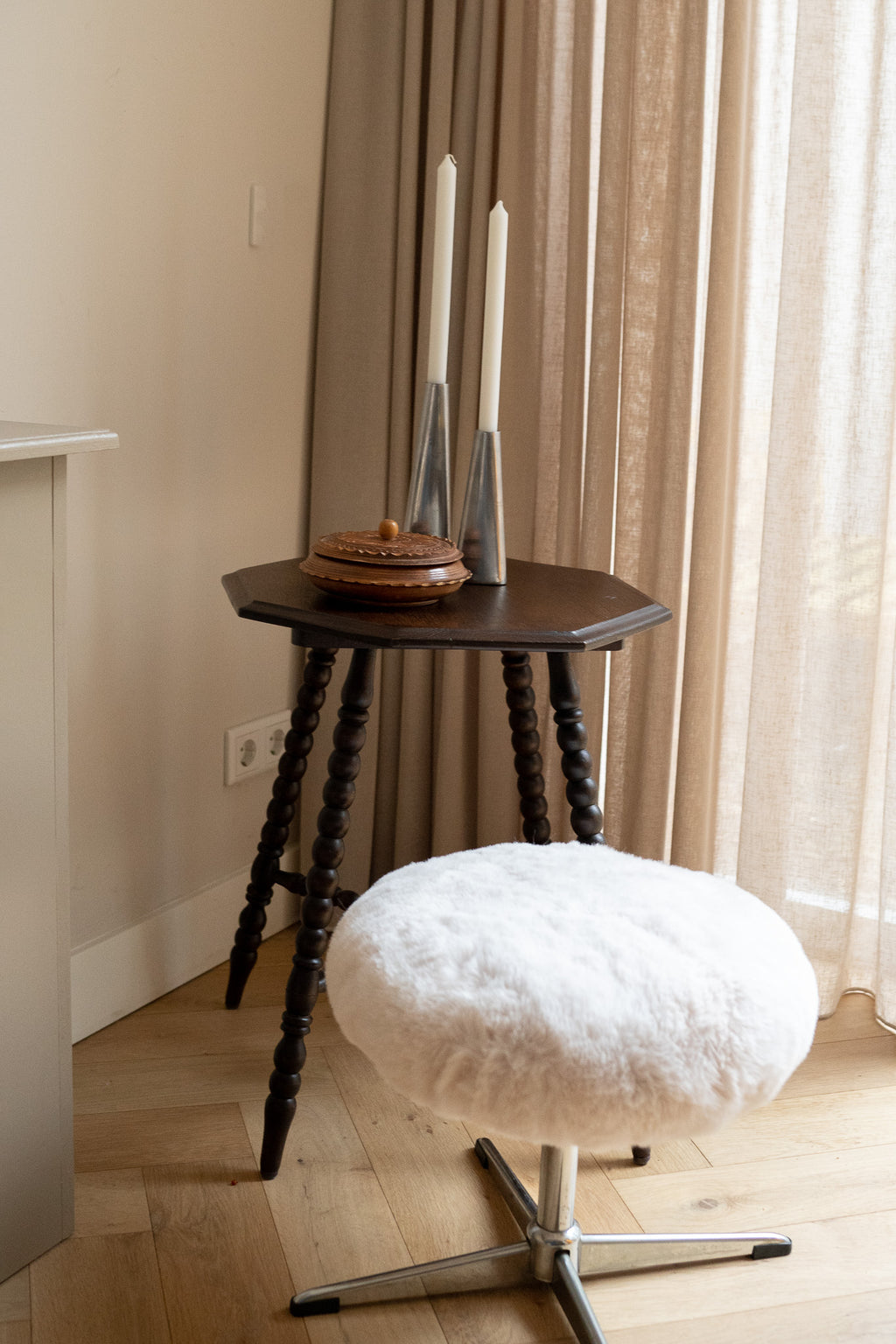 Set vintage Ikea Rönås kandelaars