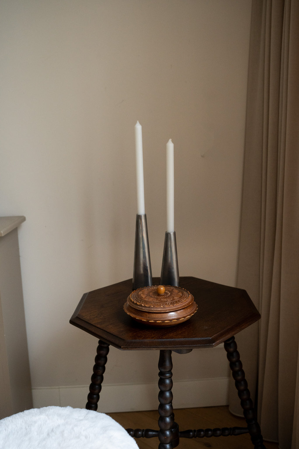 Set vintage Ikea Rönås kandelaars